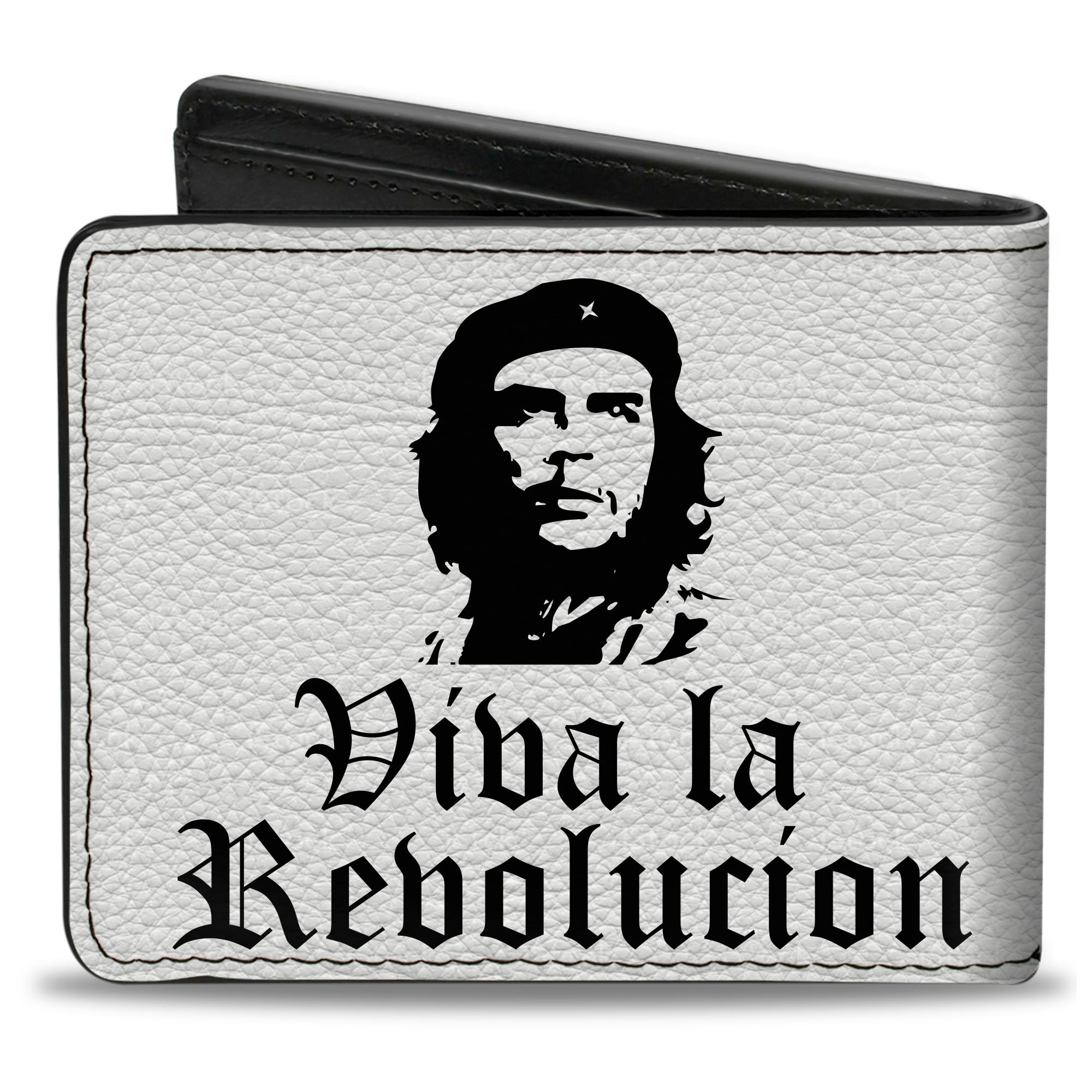 Bi-Fold Wallet - VIVA LA REVOLUCION Che White Black Bi-Fold Wallets Buckle-Down