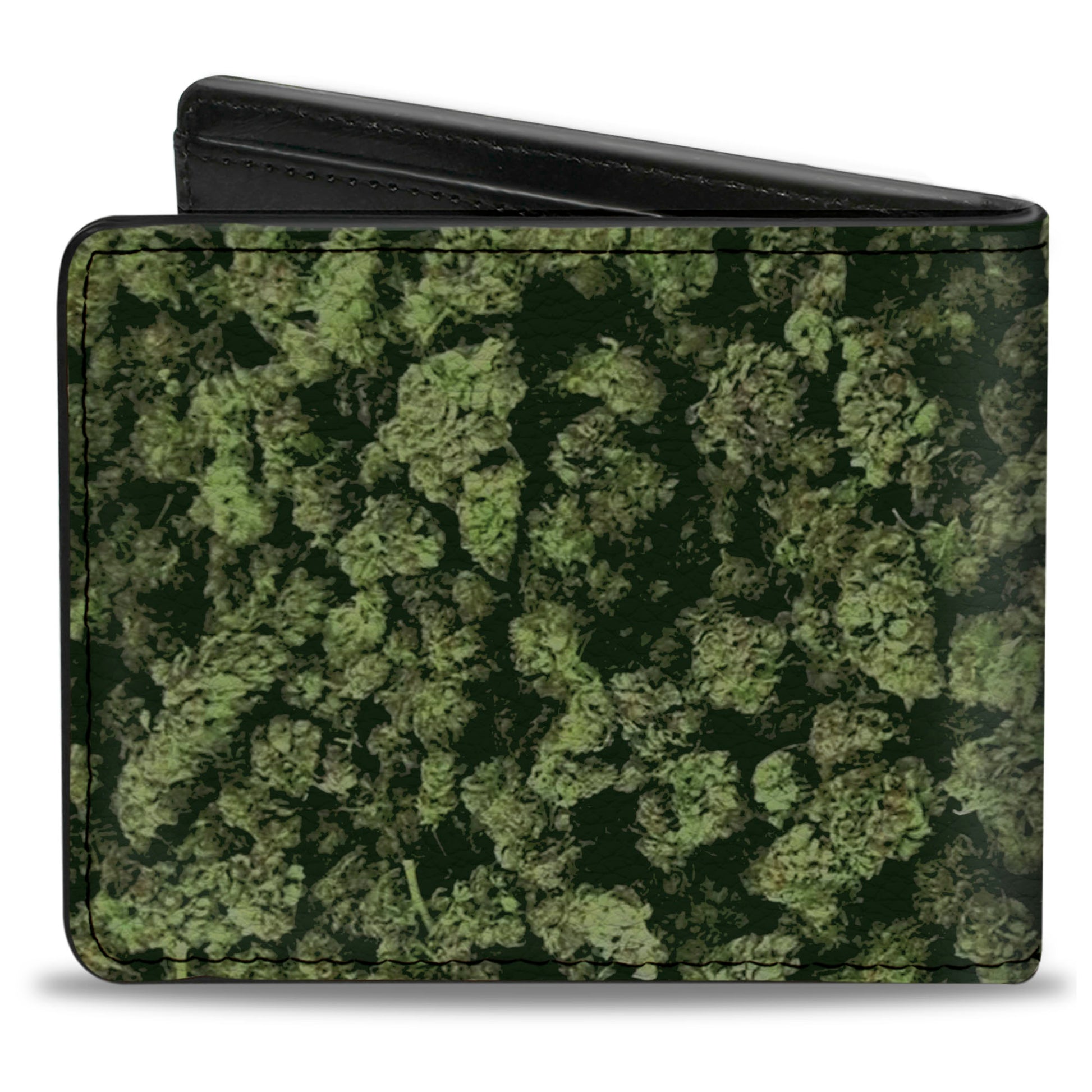 Bi-Fold Wallet - Vivid Marijuana Nugs Stacked Bi-Fold Wallets Buckle-Down