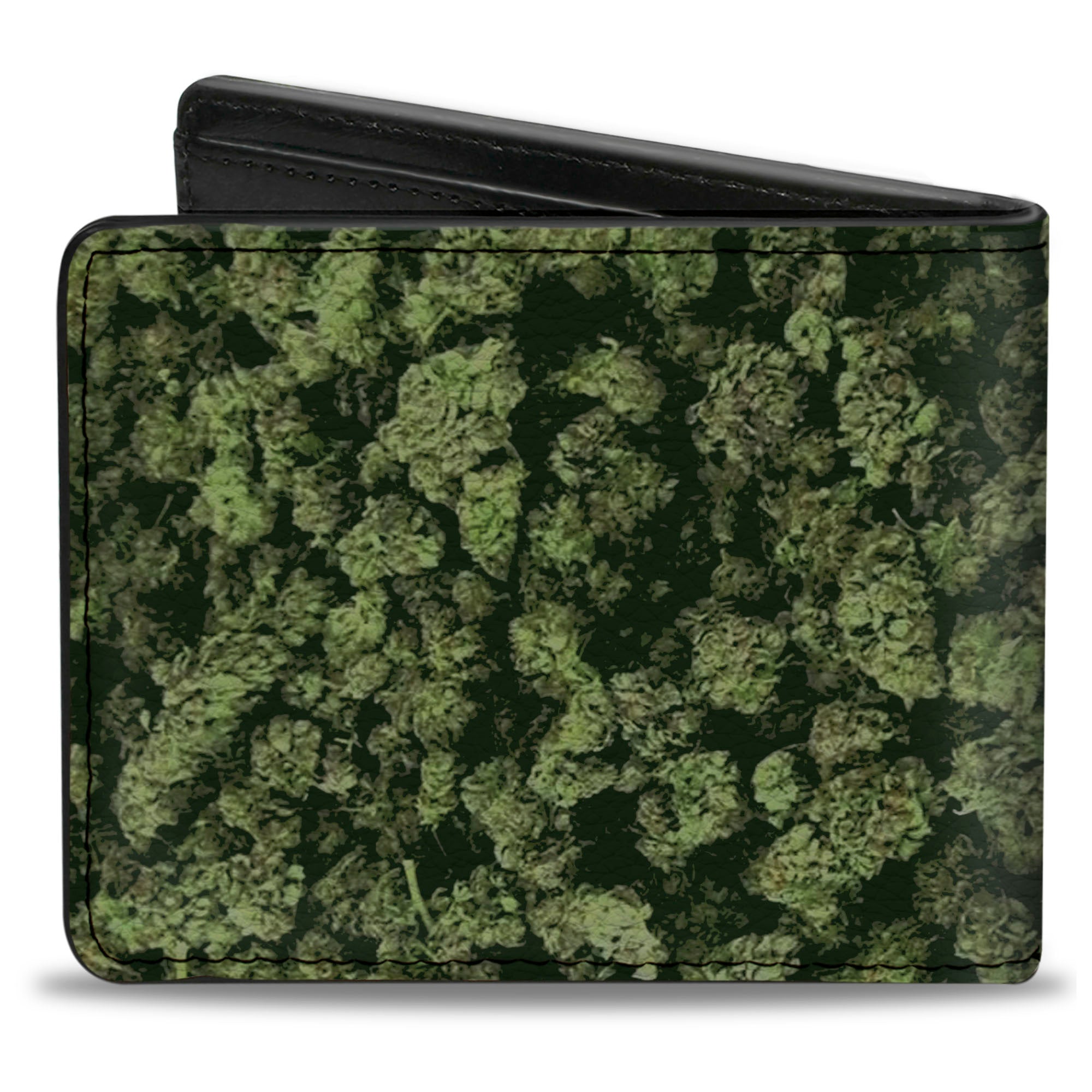 Bi-Fold Wallet - Vivid Marijuana Nugs Stacked Bi-Fold Wallets Buckle-Down