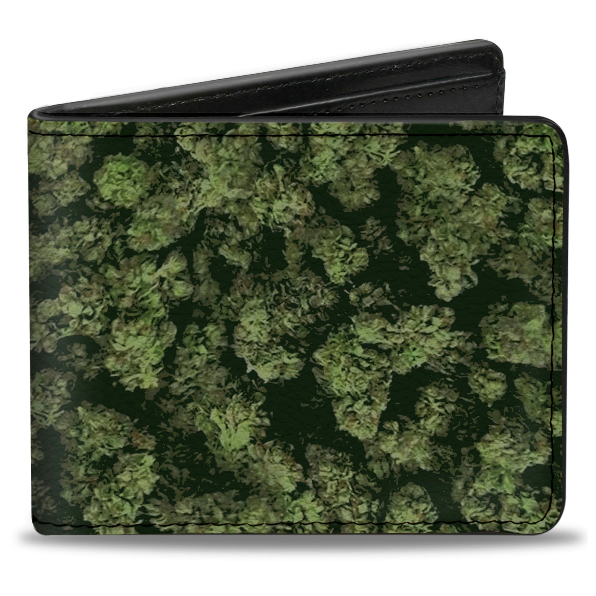 Bi-Fold Wallet - Vivid Marijuana Nugs Stacked Bi-Fold Wallets Buckle-Down