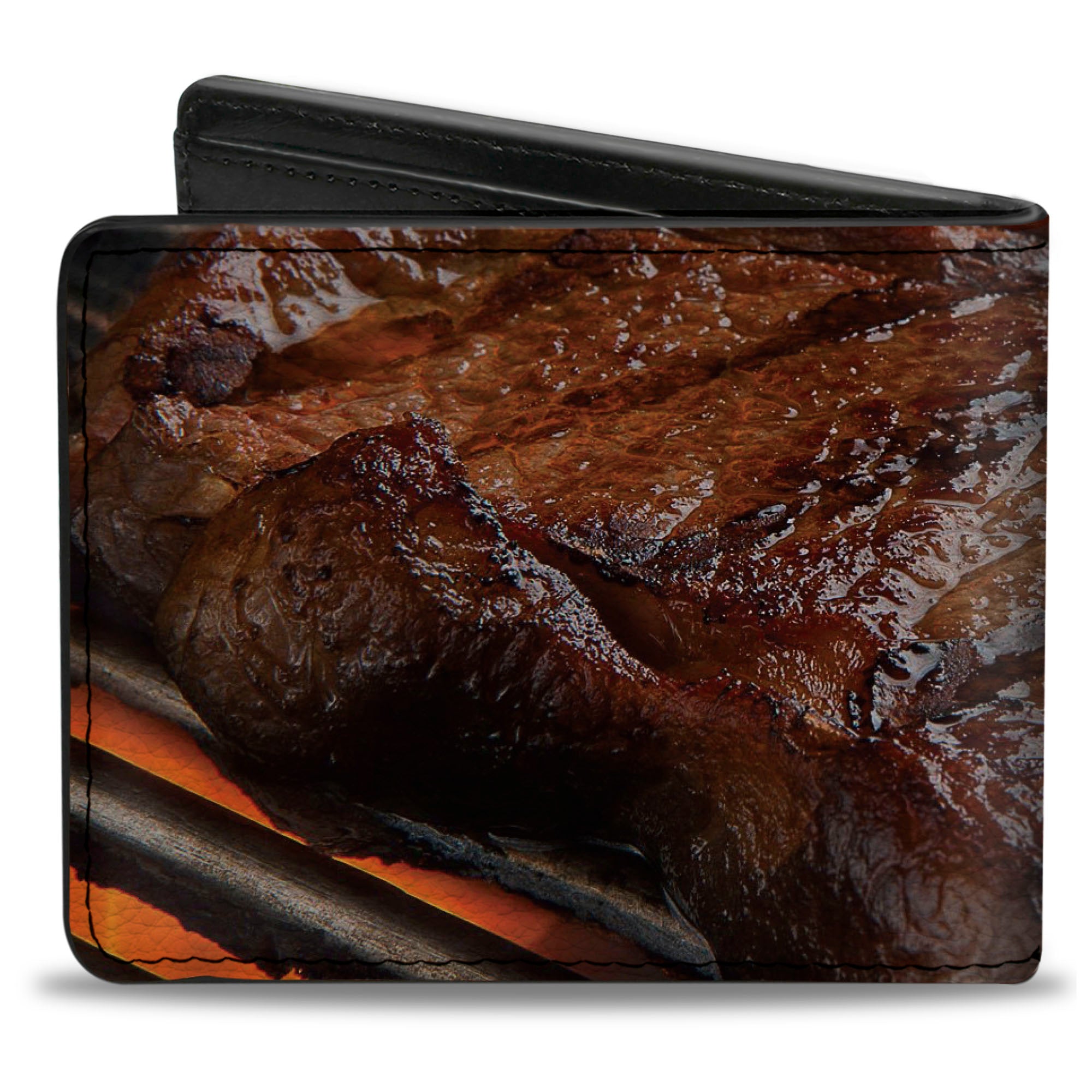 Bi-Fold Wallet - Vivid Grilled Steak Bi-Fold Wallets Buckle-Down