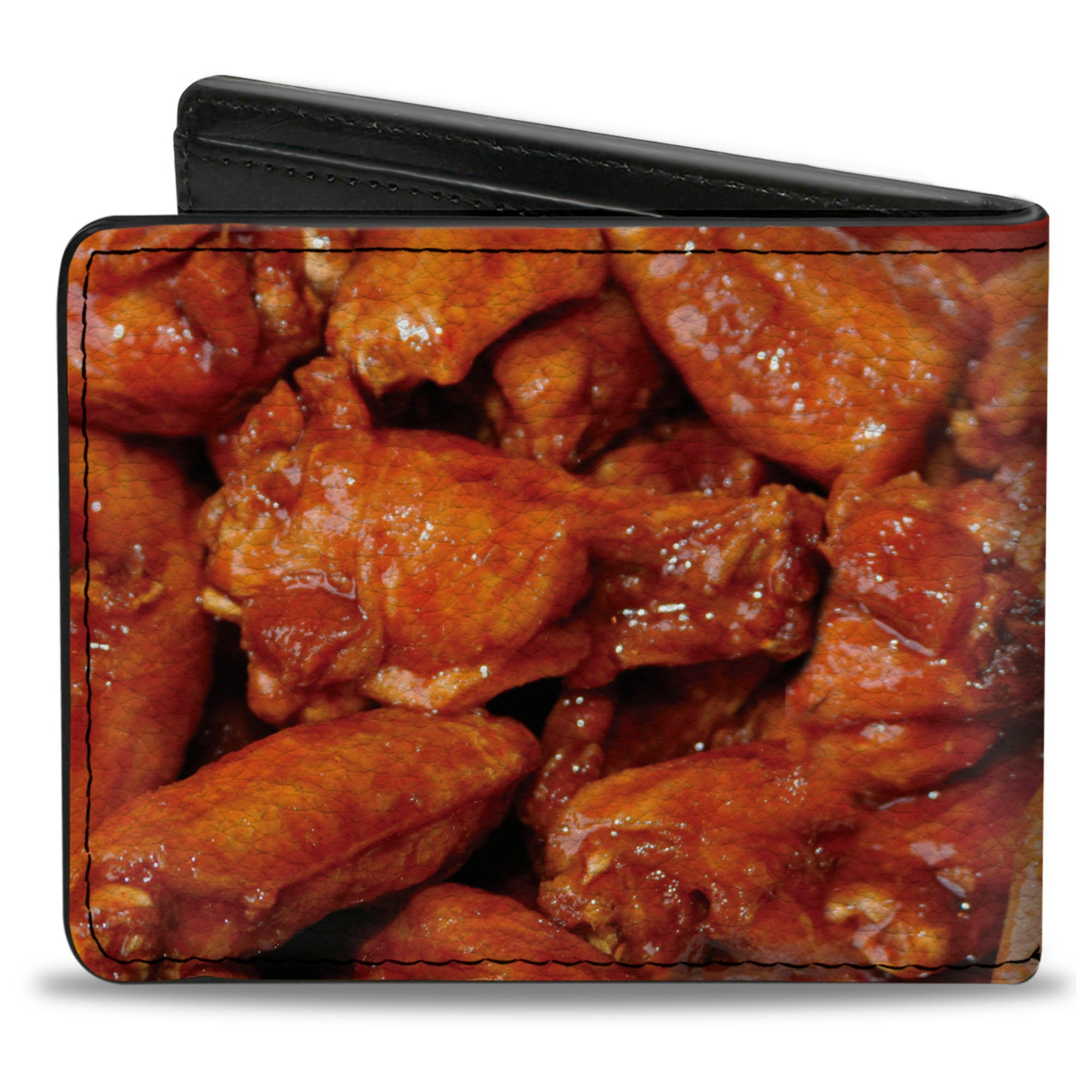 Bi-Fold Wallet - Vivid Hot Wings Stacked Bi-Fold Wallets Buckle-Down