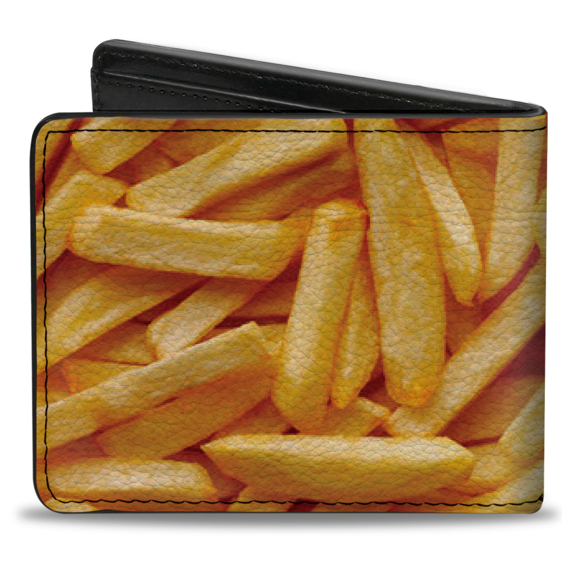 Bi-Fold Wallet - Vivid French Fries Stacked Bi-Fold Wallets Buckle-Down