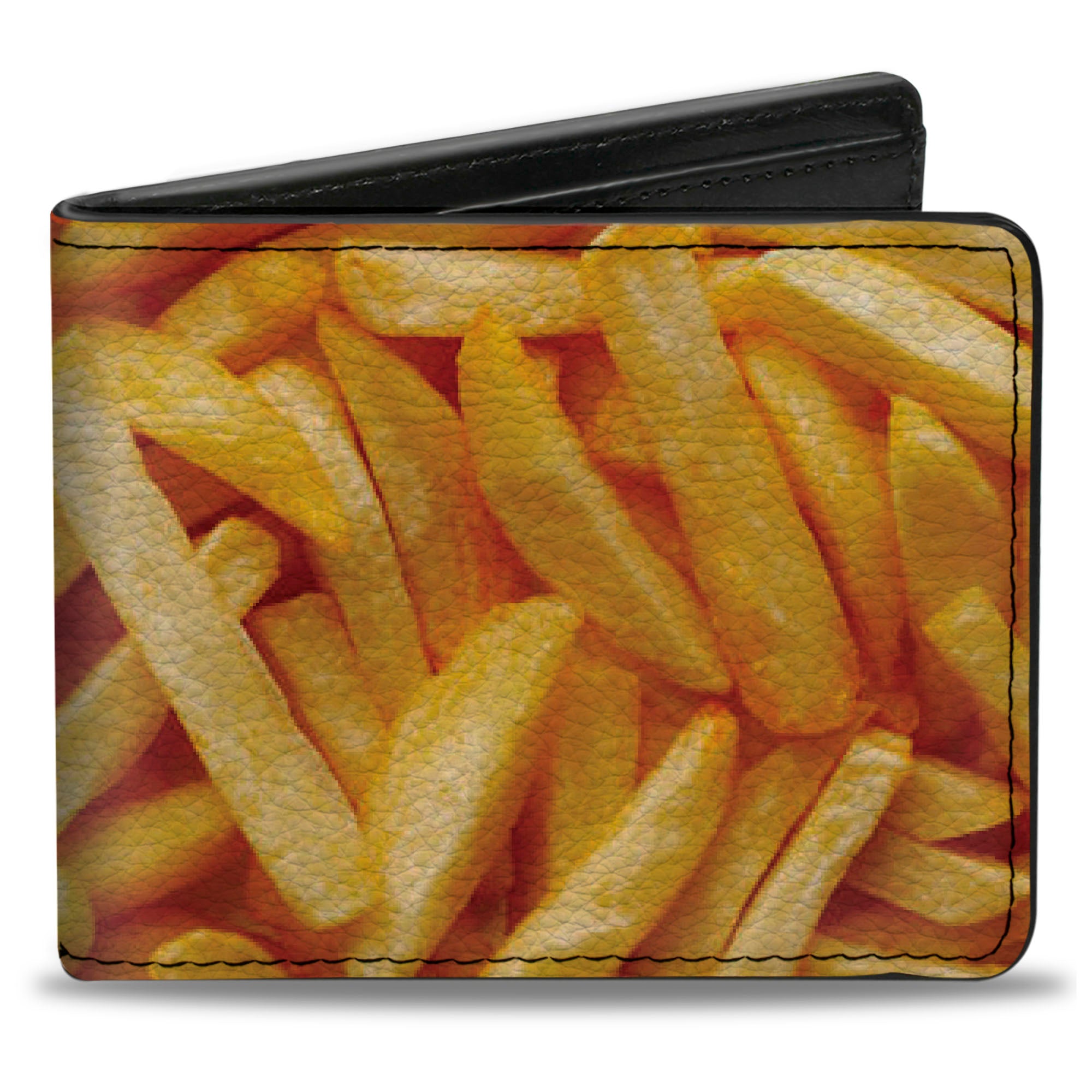 Bi-Fold Wallet - Vivid French Fries Stacked Bi-Fold Wallets Buckle-Down