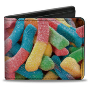Bi-Fold Wallet - Vivid Sour Worms Stacked Bi-Fold Wallets Buckle-Down