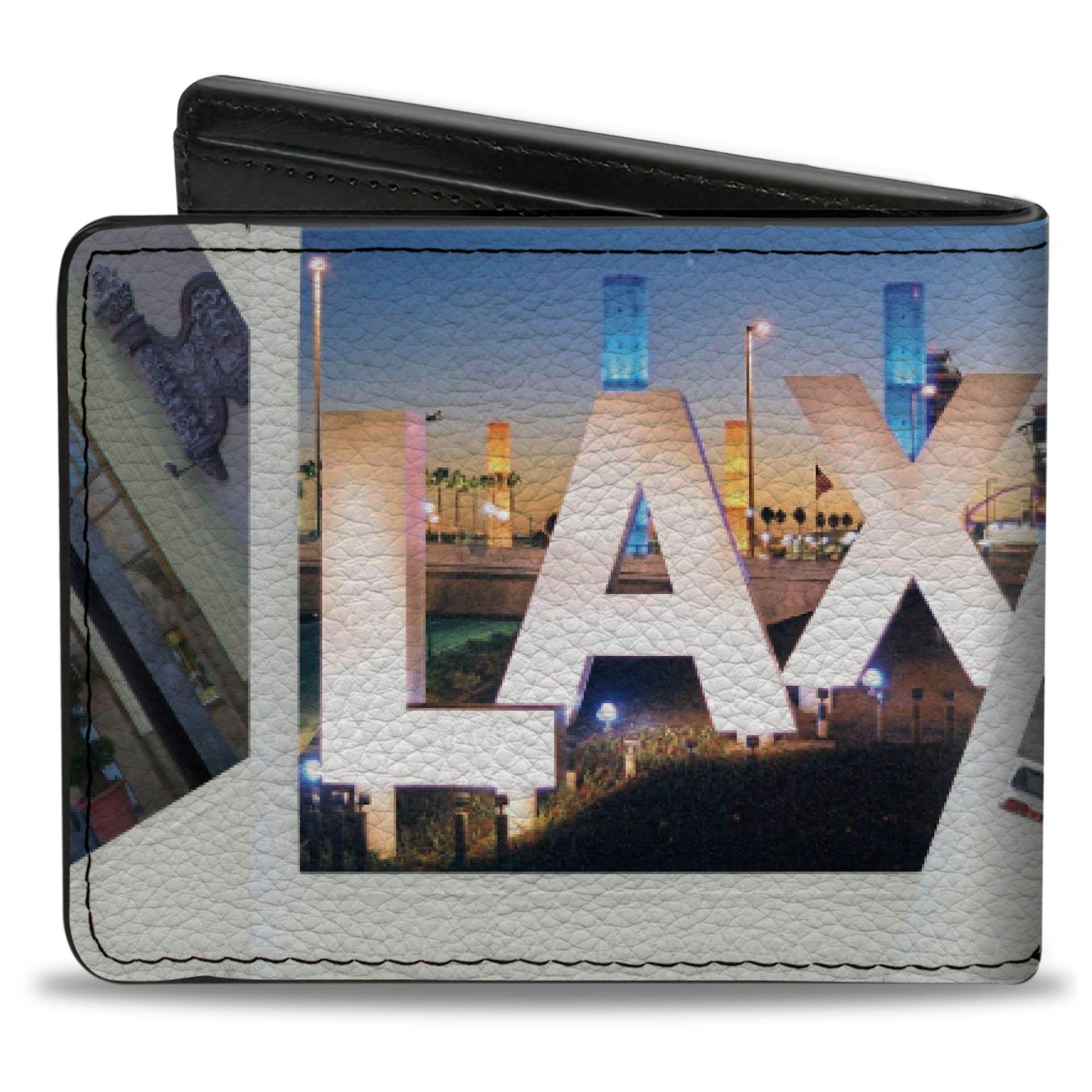Bi-Fold Wallet - Vivid Los Angeles Snapshots Stacked Bi-Fold Wallets Buckle-Down