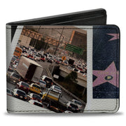 Bi-Fold Wallet - Vivid Los Angeles Snapshots Stacked Bi-Fold Wallets Buckle-Down