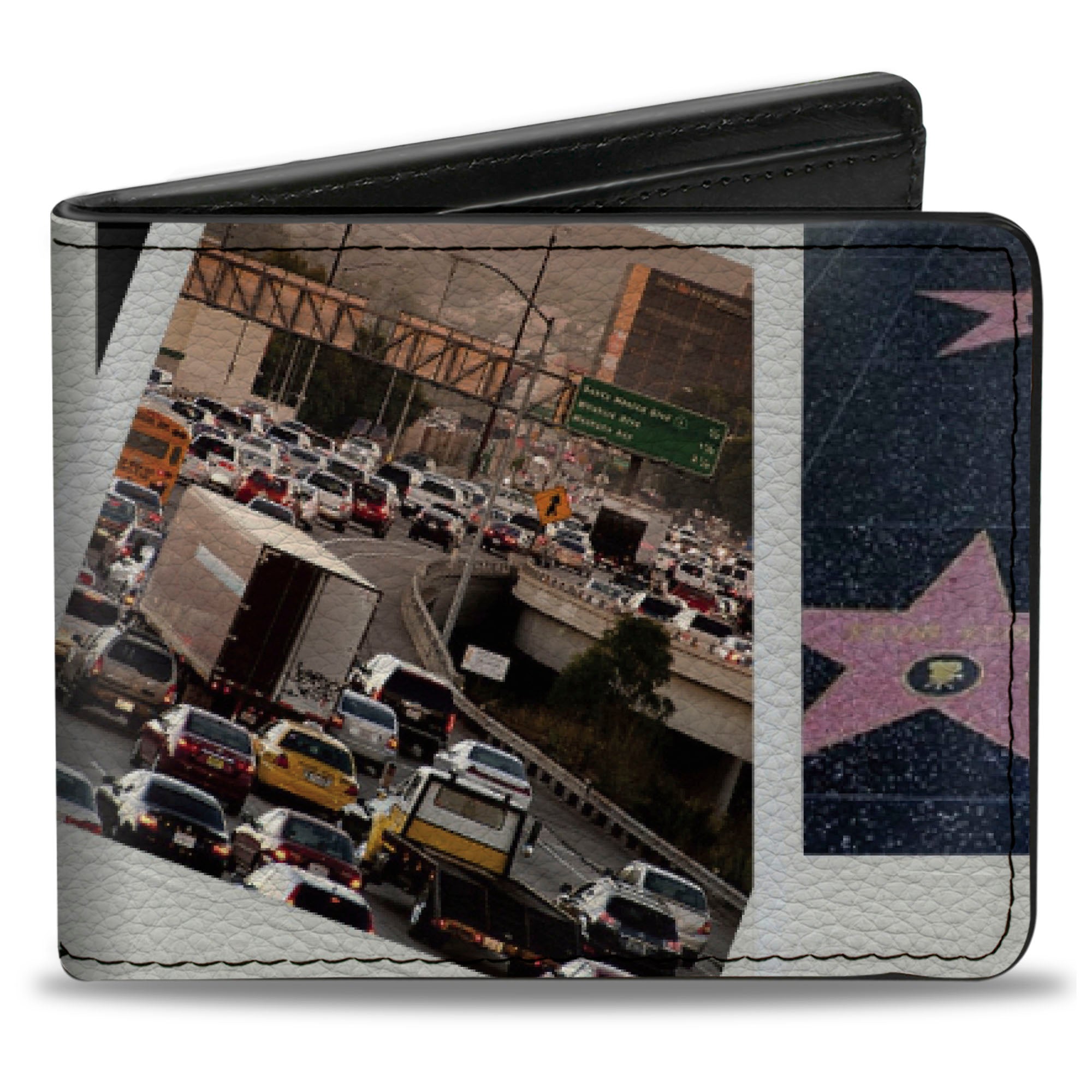 Bi-Fold Wallet - Vivid Los Angeles Snapshots Stacked Bi-Fold Wallets Buckle-Down