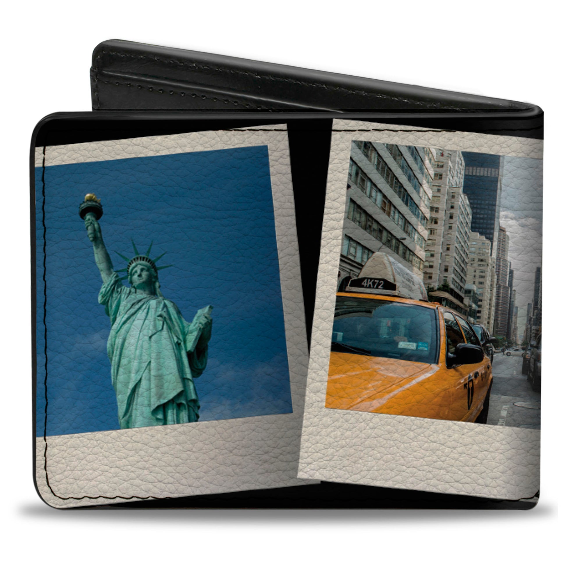 Bi-Fold Wallet - Vivid New York City Snapshots Stacked Bi-Fold Wallets Buckle-Down
