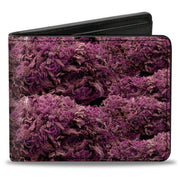 Bi-Fold Wallet - Vivid Marijuana Nugs Stacked Purples Bi-Fold Wallets Buckle-Down