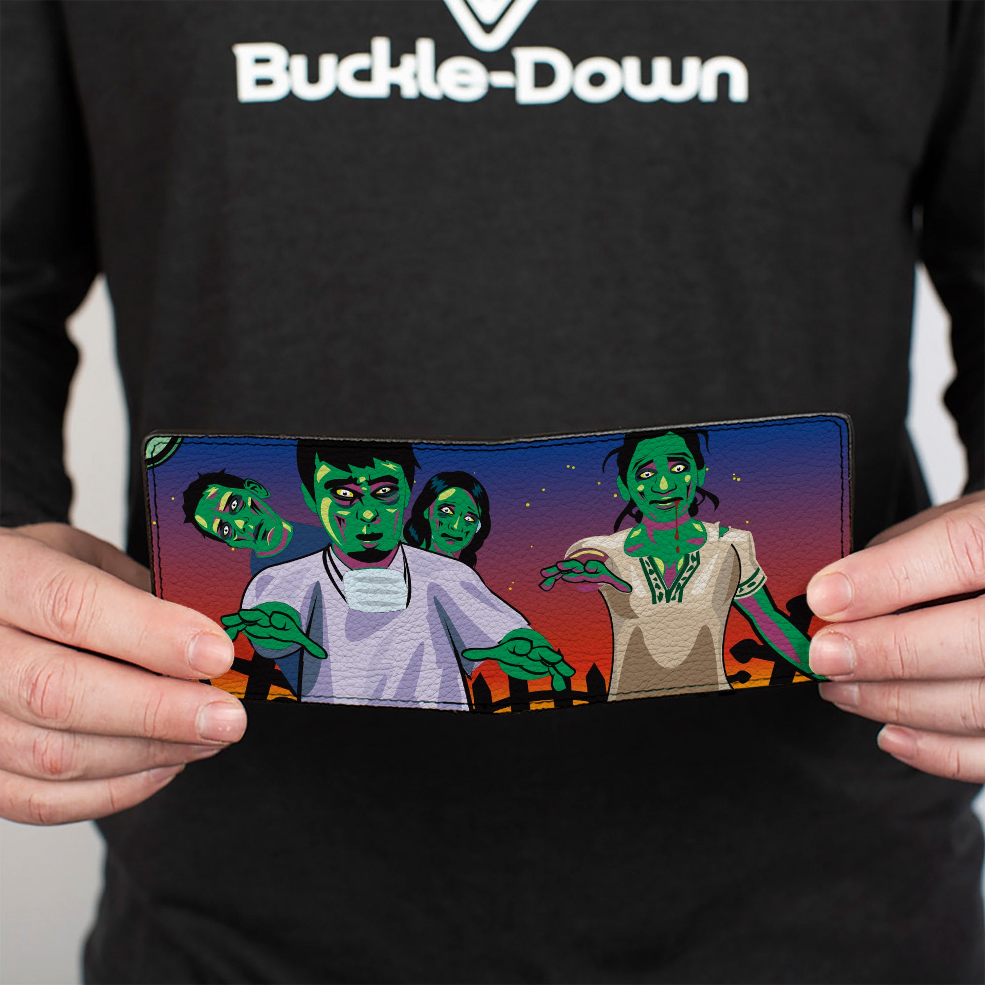 Bi-Fold Wallet - Walking Zombies Bi-Fold Wallets Buckle-Down