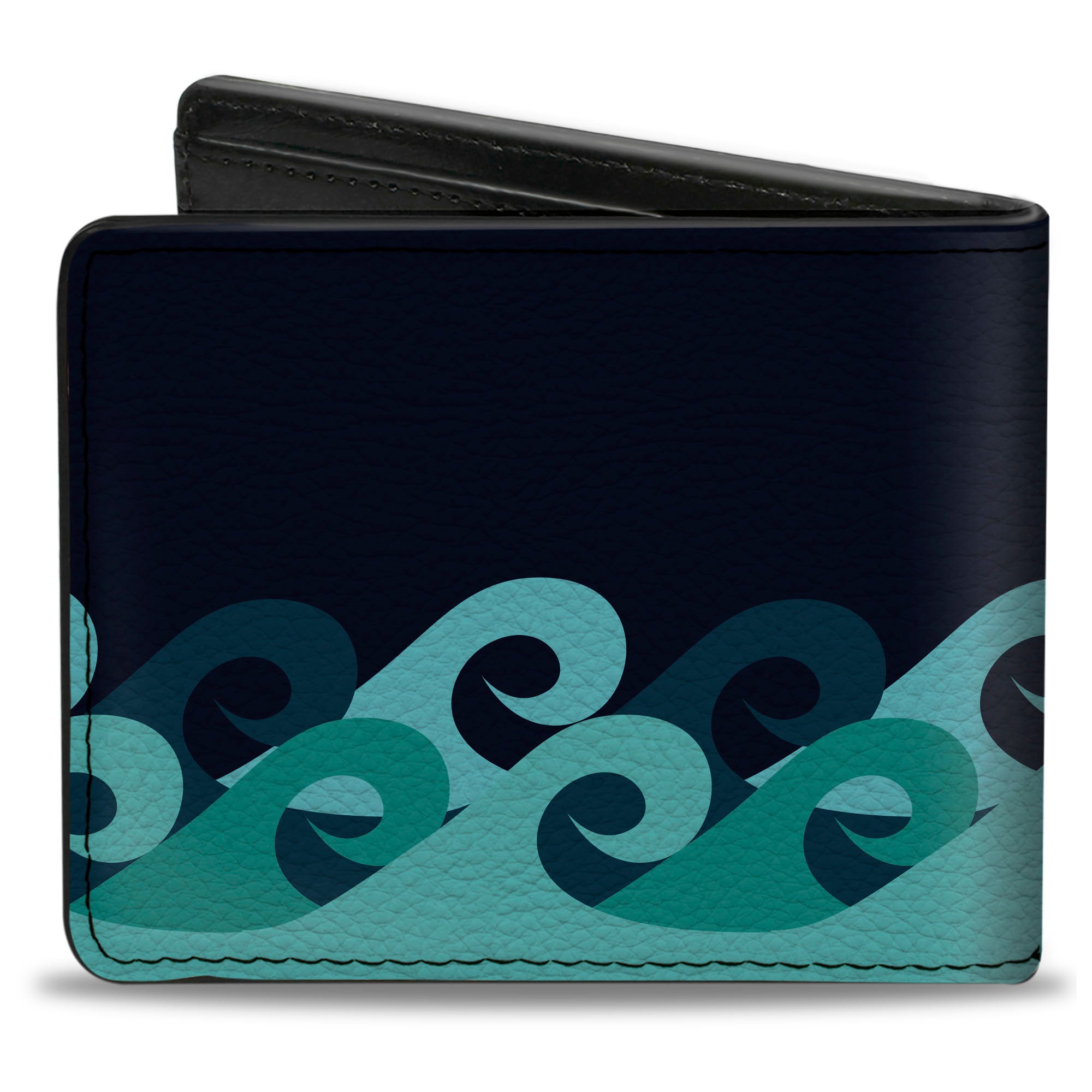 Bi-Fold Wallet - Waves Navy Blue Shades Bi-Fold Wallets Buckle-Down