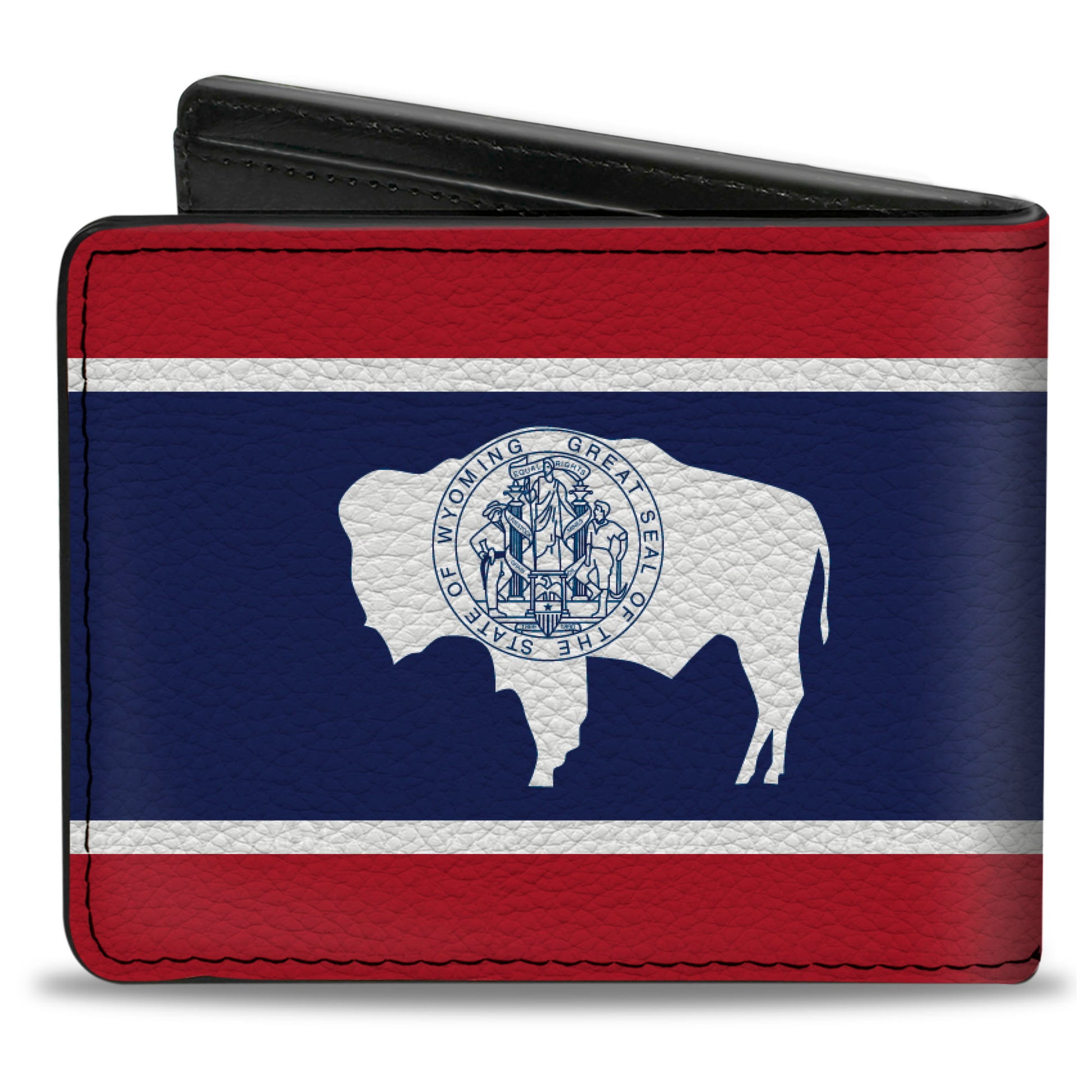 Bi-Fold Wallet - Wyoming Flags Bi-Fold Wallets Buckle-Down