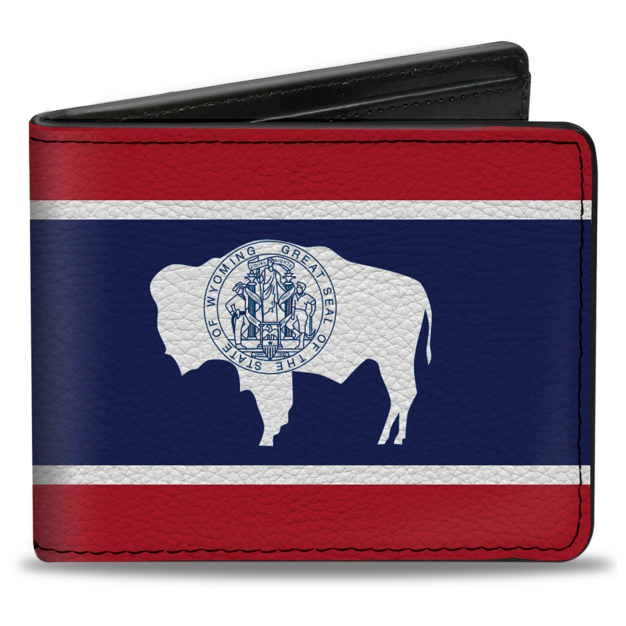 Bi-Fold Wallet - Wyoming Flags Bi-Fold Wallets Buckle-Down