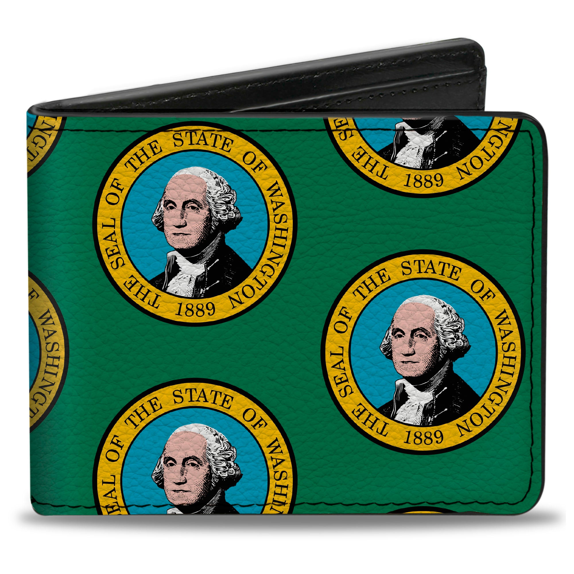 Bi-Fold Wallet - Washington Flag Bi-Fold Wallets Buckle-Down