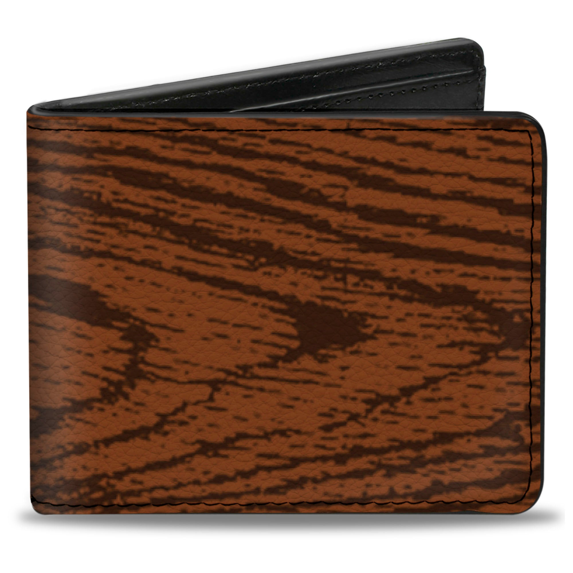 Bi-Fold Wallet - Wood Grain Cherry Wood Bi-Fold Wallets Buckle-Down