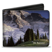 Bi-Fold Wallet - Washington MT. RAINIER Valley Landscape Bi-Fold Wallets Buckle-Down