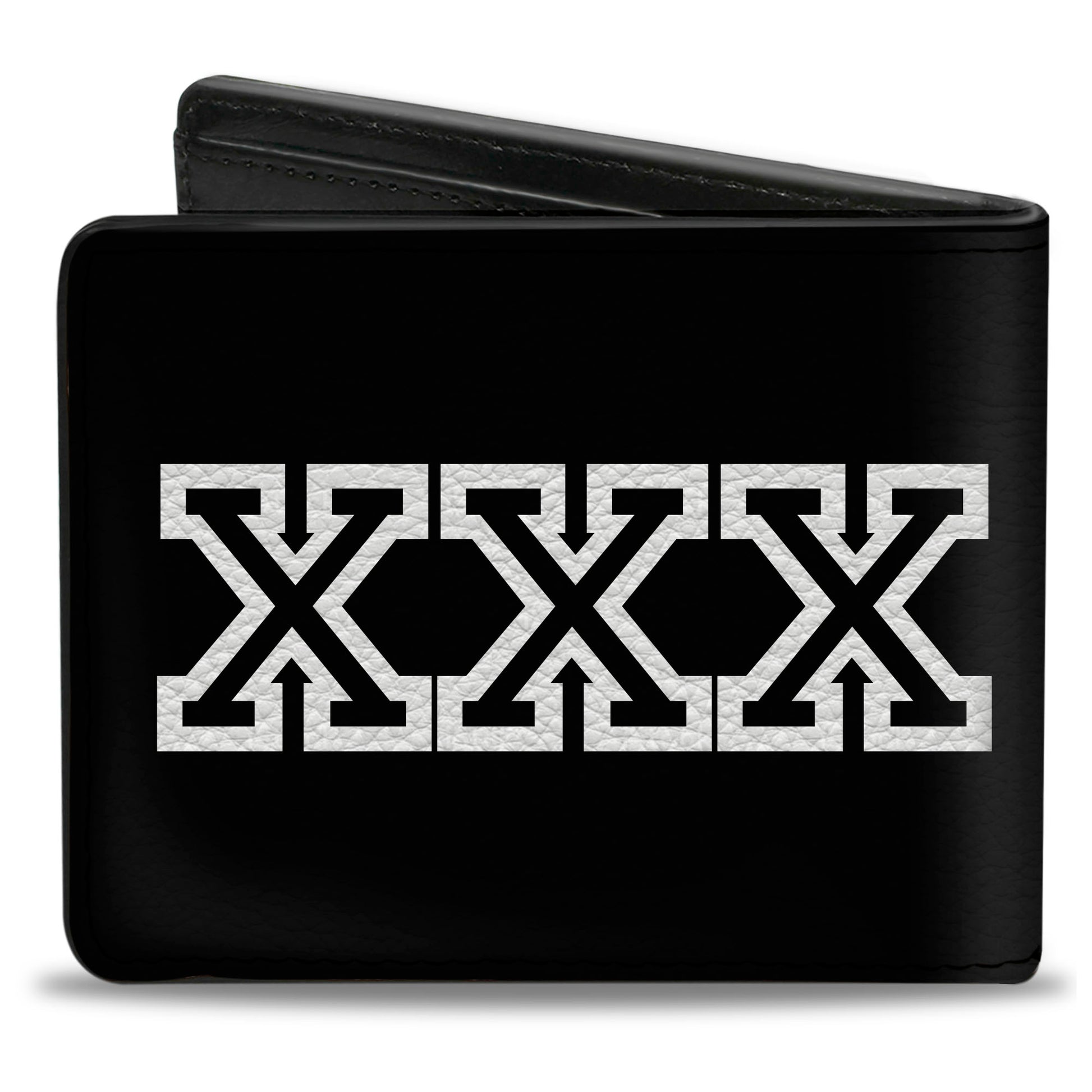 Bi-Fold Wallet - XXX Black White Bi-Fold Wallets Buckle-Down