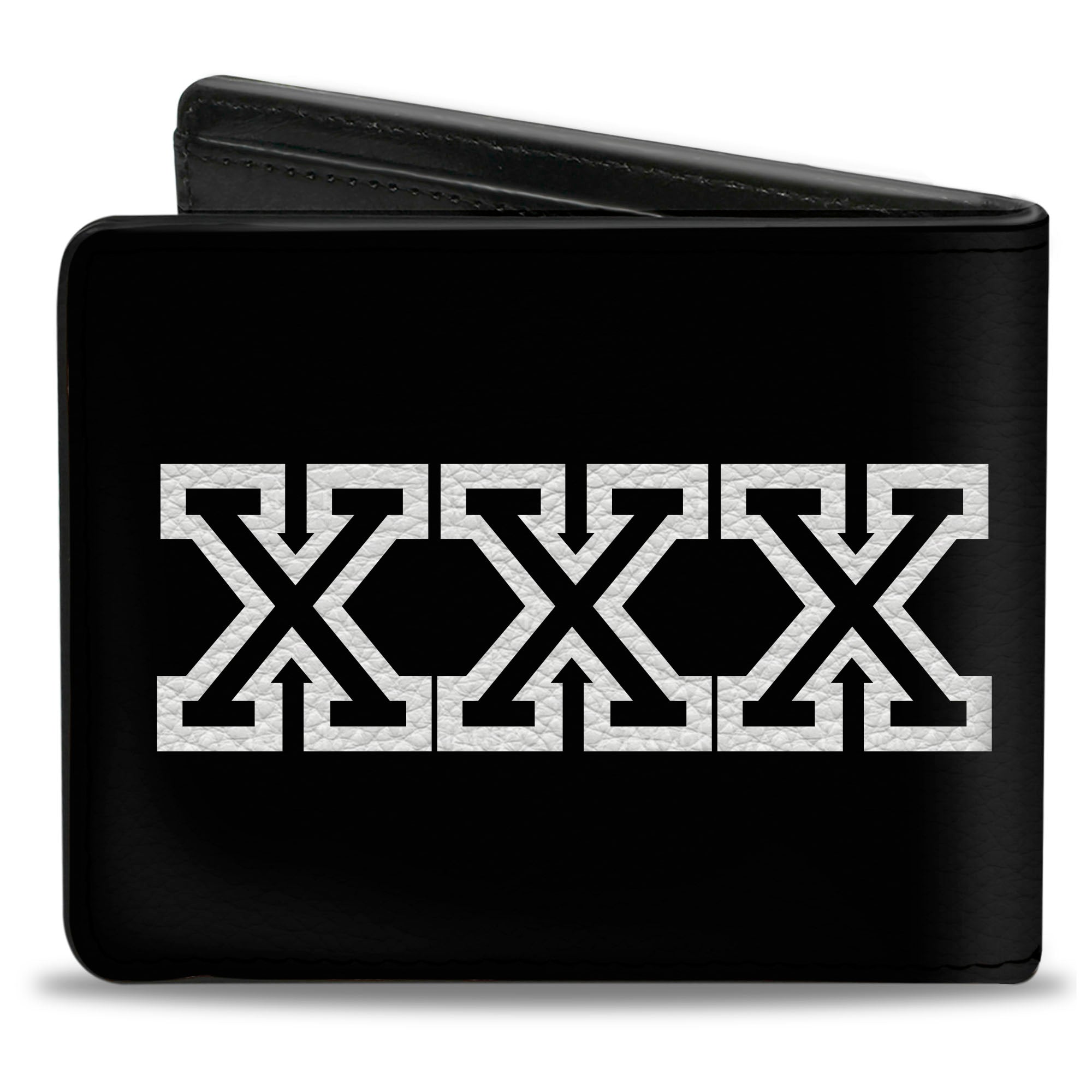 Bi-Fold Wallet - XXX Black White Bi-Fold Wallets Buckle-Down