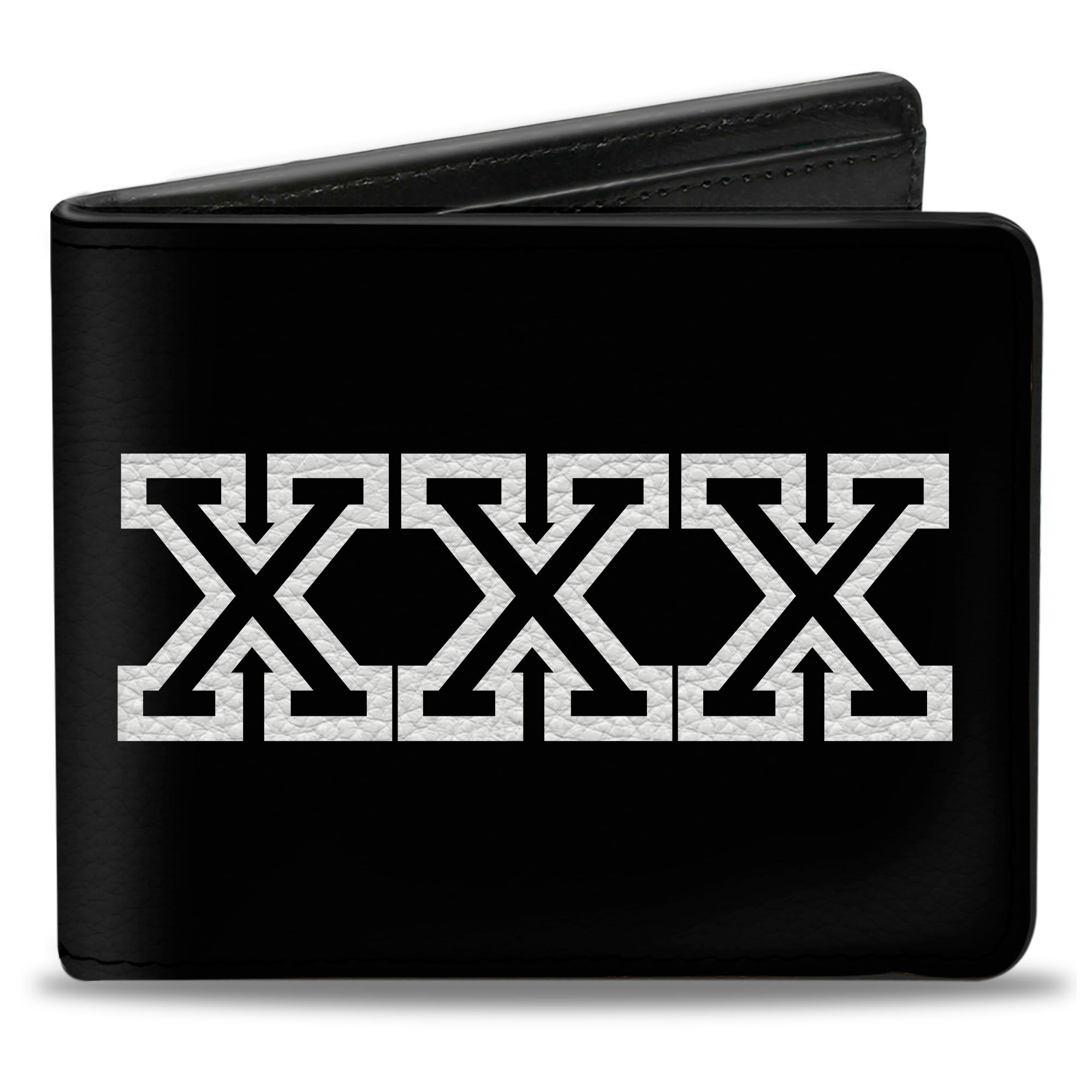 Bi-Fold Wallet - XXX Black White Bi-Fold Wallets Buckle-Down