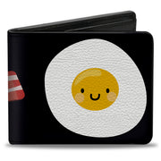 Bi-Fold Wallet - Bacon & Eggs Black Bi-Fold Wallets Buckle-Down