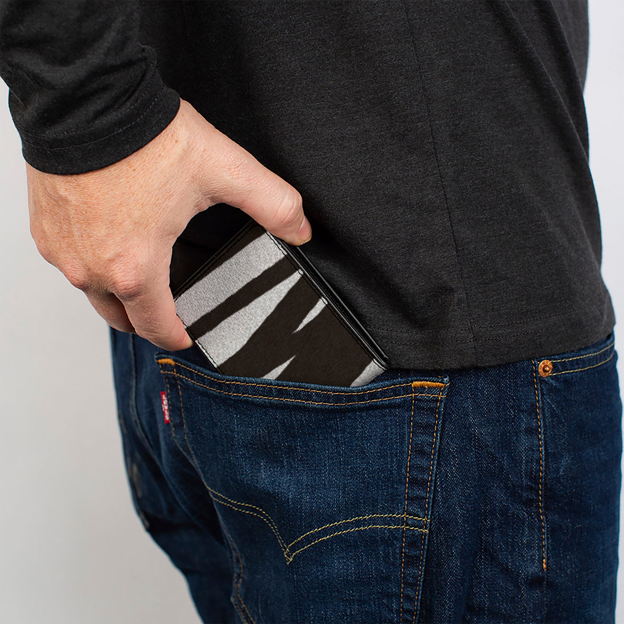 Bi-Fold Wallet - Zebra Bi-Fold Wallets Buckle-Down