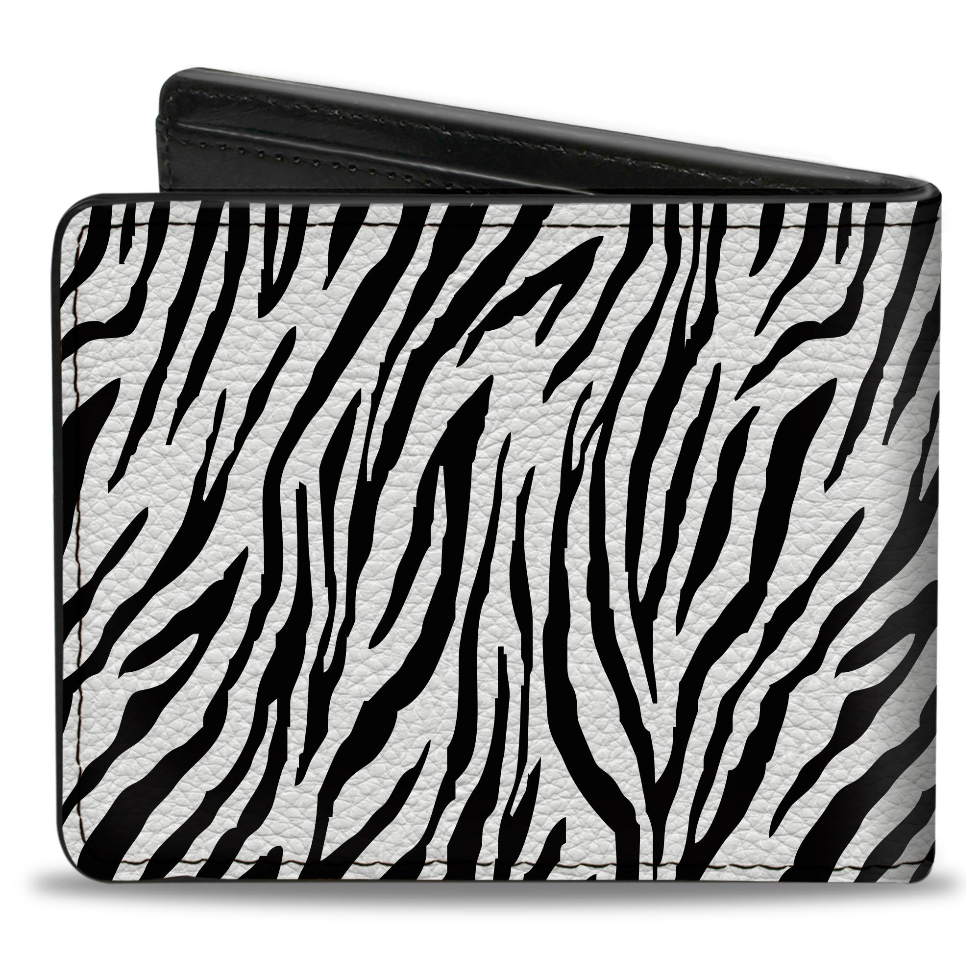 Bi-Fold Wallet - Zebra 2 White Bi-Fold Wallets Buckle-Down