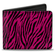 Bi-Fold Wallet - Zebra 2 Fuchsia Pink Bi-Fold Wallets Buckle-Down