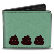 Bi-Fold Wallet - Zebra Poops Color Bi-Fold Wallets Buckle-Down