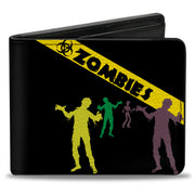 Bi-Fold Wallet - Zombies Biohazard Black Yellow Green Bi-Fold Wallets Buckle-Down