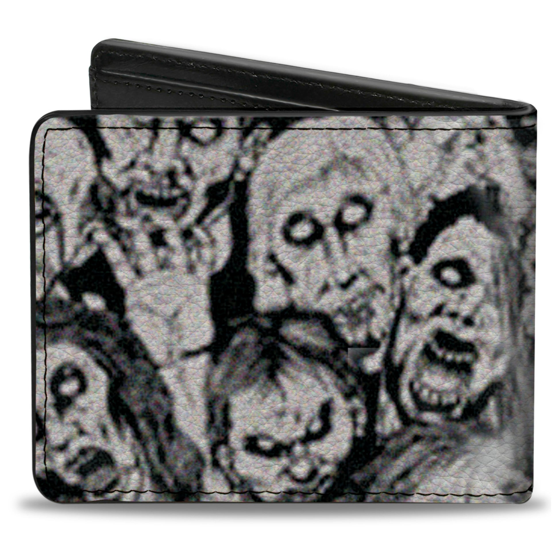 Bi-Fold Wallet - Zombie Skulls Sketch Bi-Fold Wallets Buckle-Down