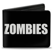 Bi-Fold Wallet - Zombies Y U NO DIE Black White Red Bi-Fold Wallets Buckle-Down