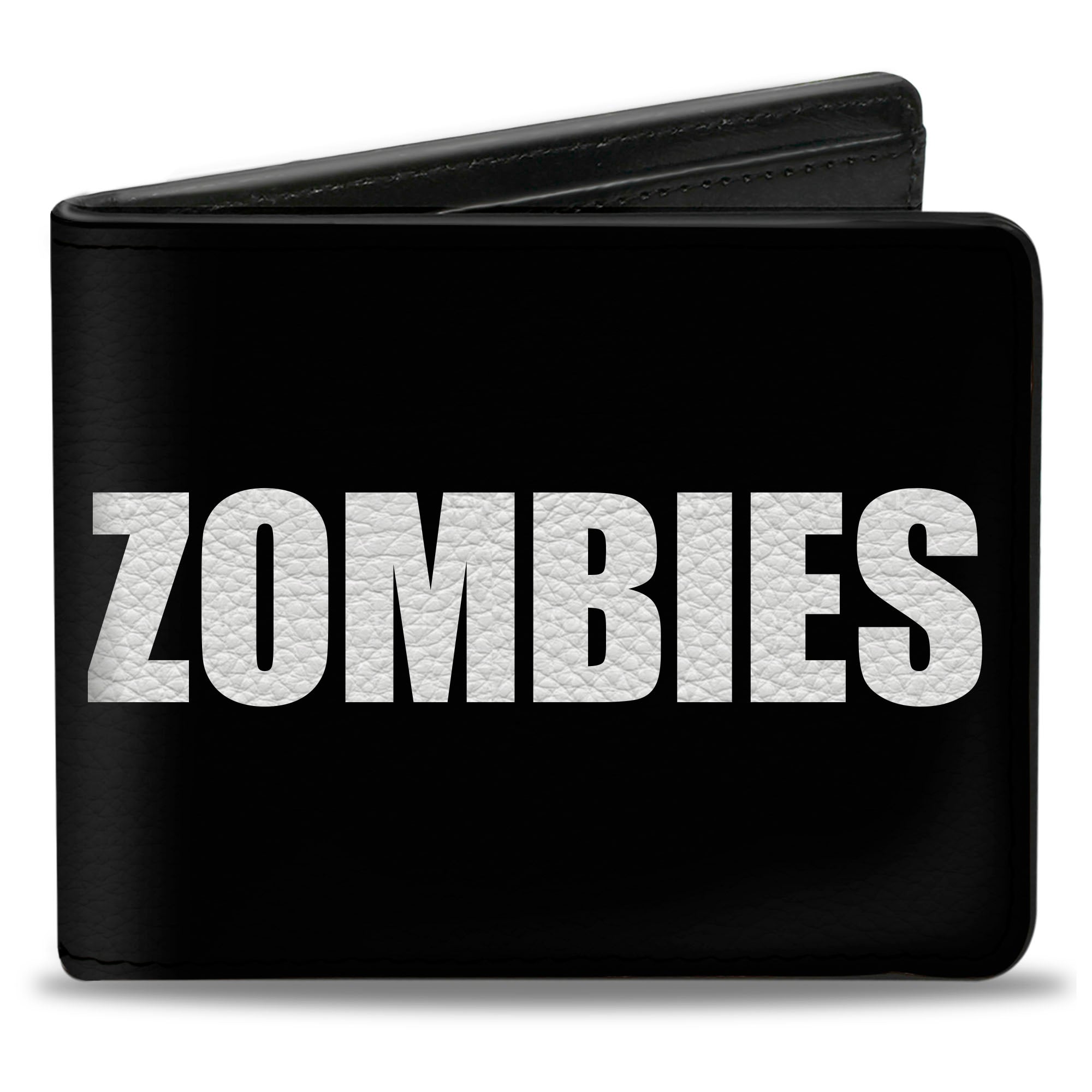Bi-Fold Wallet - Zombies Y U NO DIE Black White Red Bi-Fold Wallets Buckle-Down