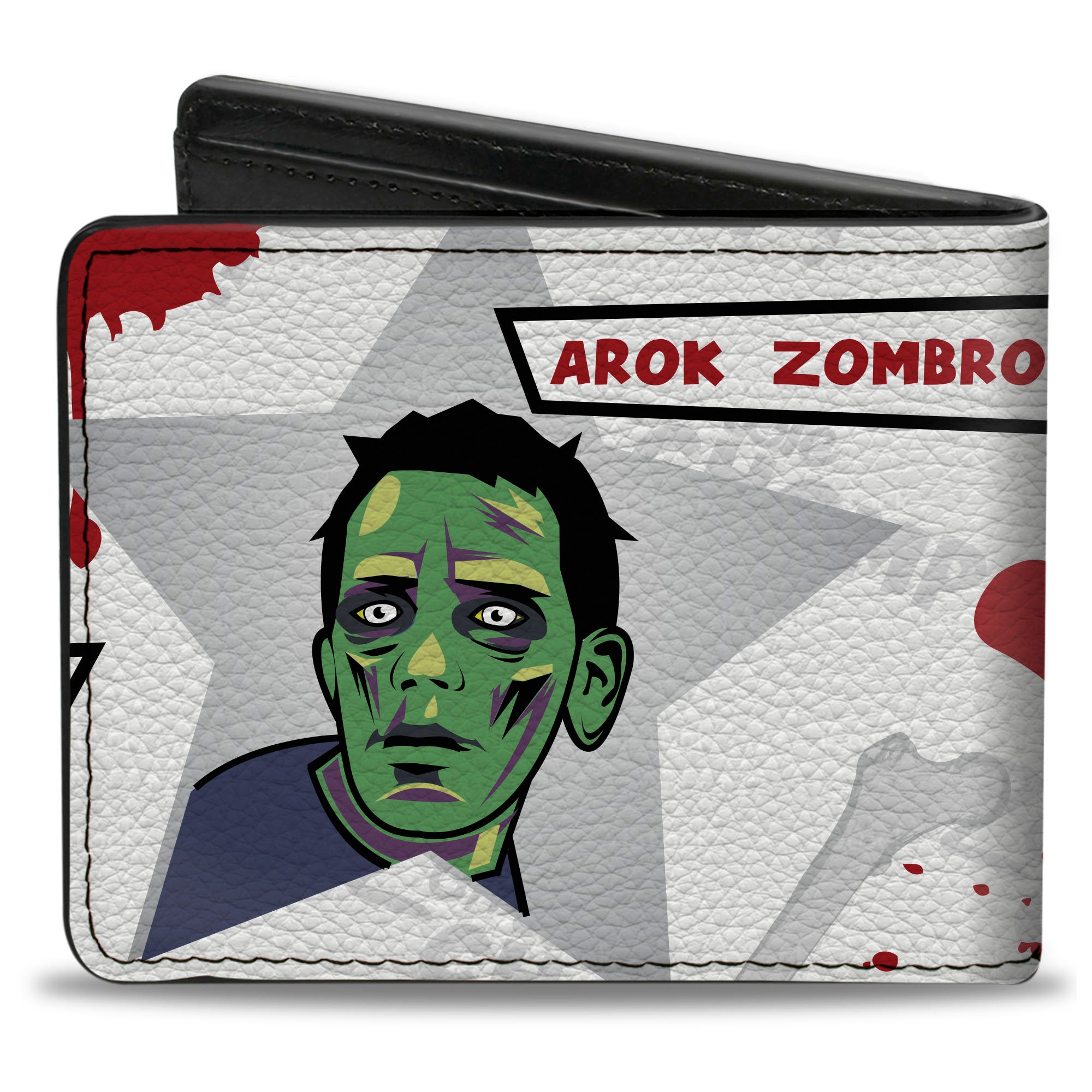 Bi-Fold Wallet - Zombie CHOMP! Bi-Fold Wallets Buckle-Down