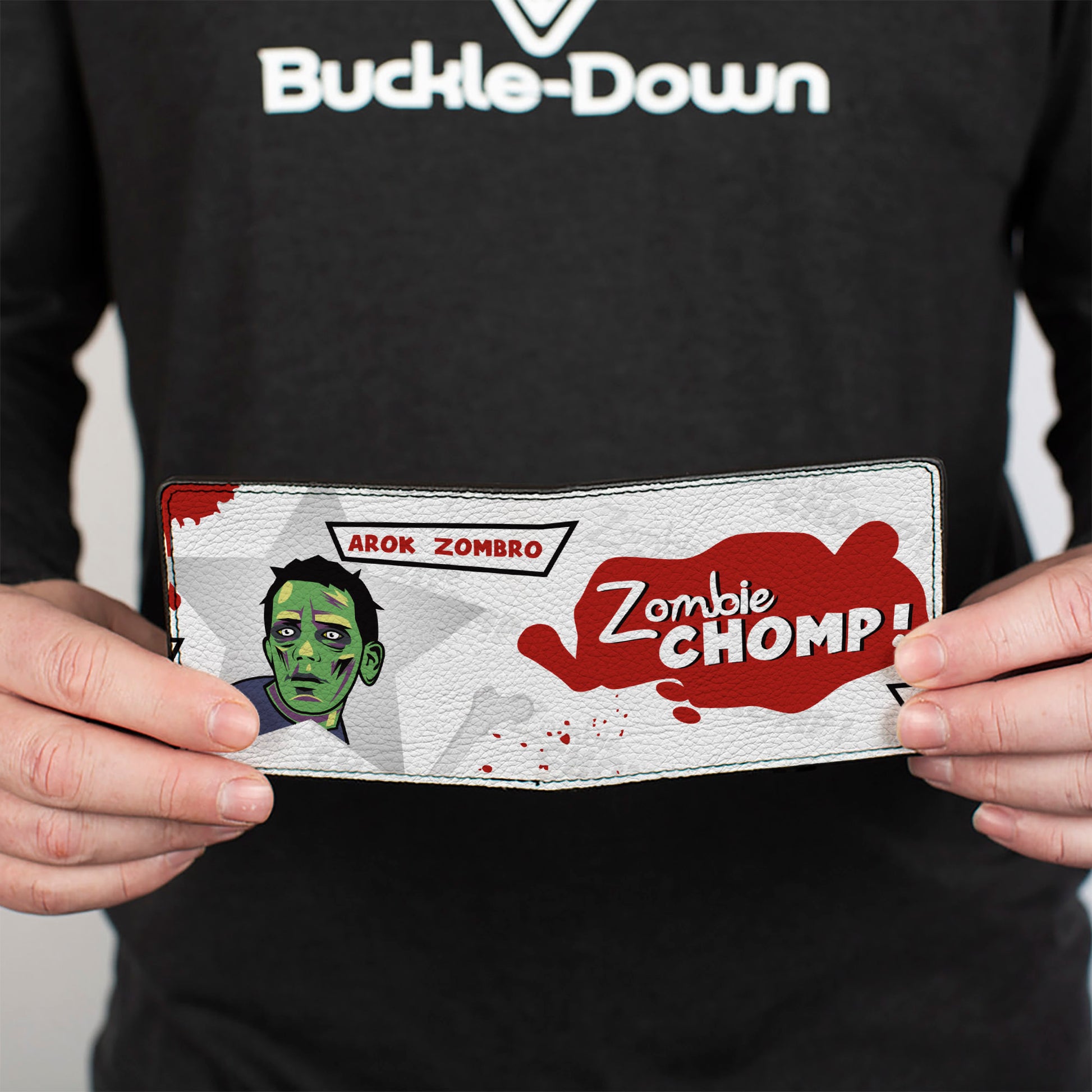 Bi-Fold Wallet - Zombie CHOMP! Bi-Fold Wallets Buckle-Down