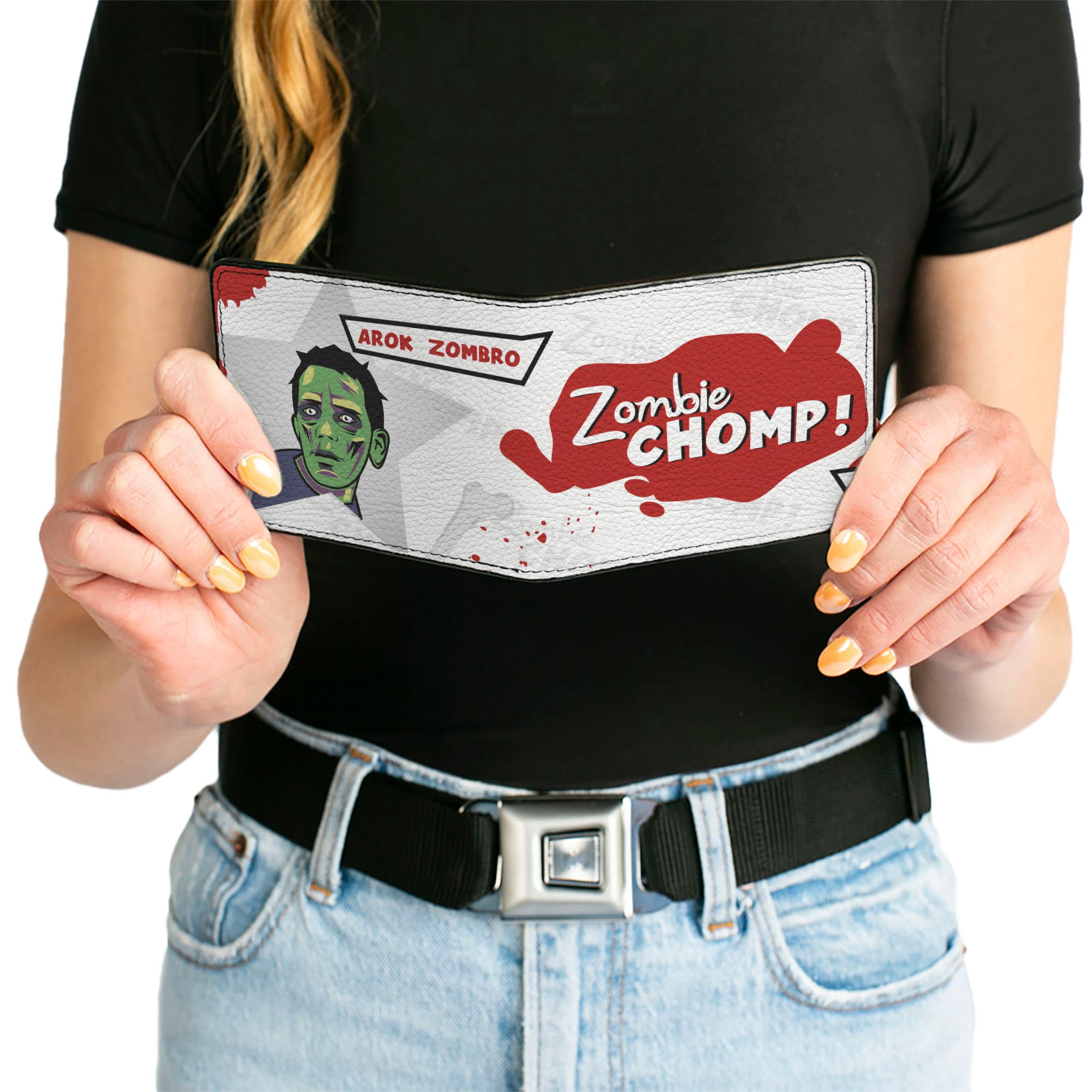 Bi-Fold Wallet - Zombie CHOMP! Bi-Fold Wallets Buckle-Down