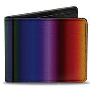 Bi-Fold Wallet - Zarape3 Vertical Multi Color Fade Bi-Fold Wallets Buckle-Down