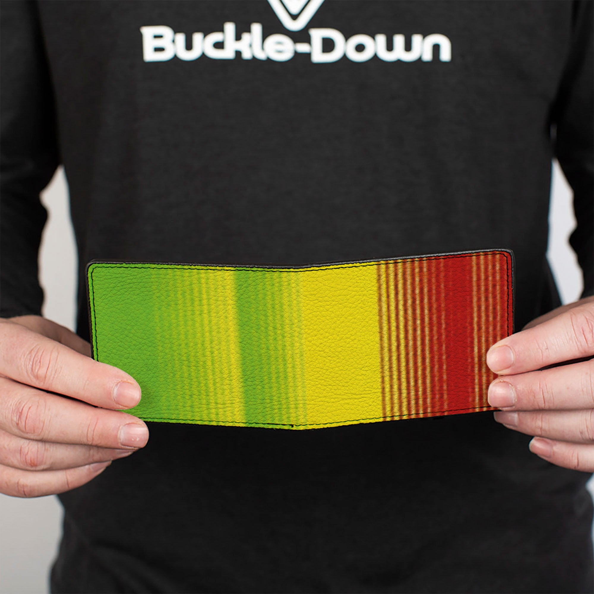 Bi-Fold Wallet - Zarape4 Vertical Rasta Bi-Fold Wallets Buckle-Down