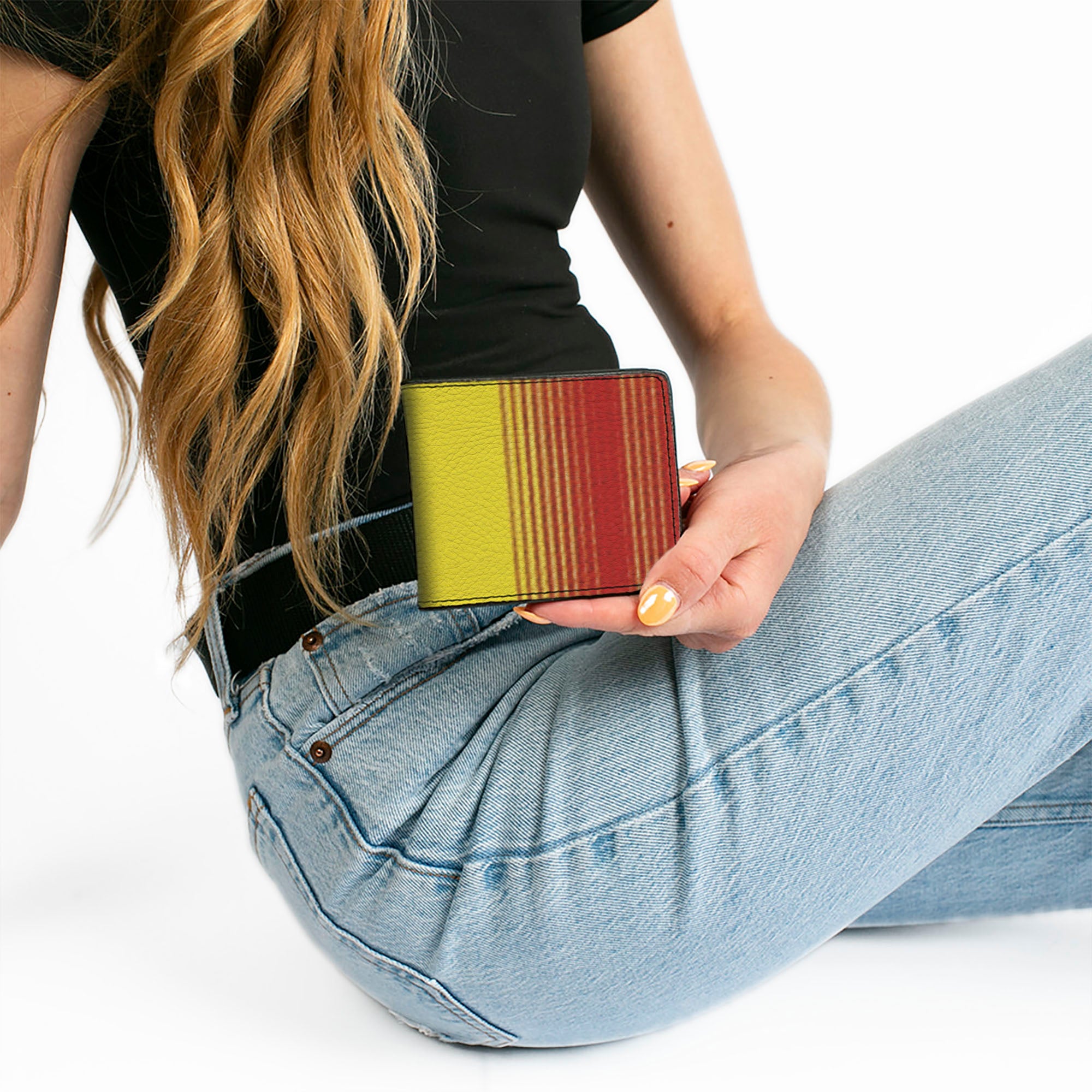 Bi-Fold Wallet - Zarape4 Vertical Rasta Bi-Fold Wallets Buckle-Down