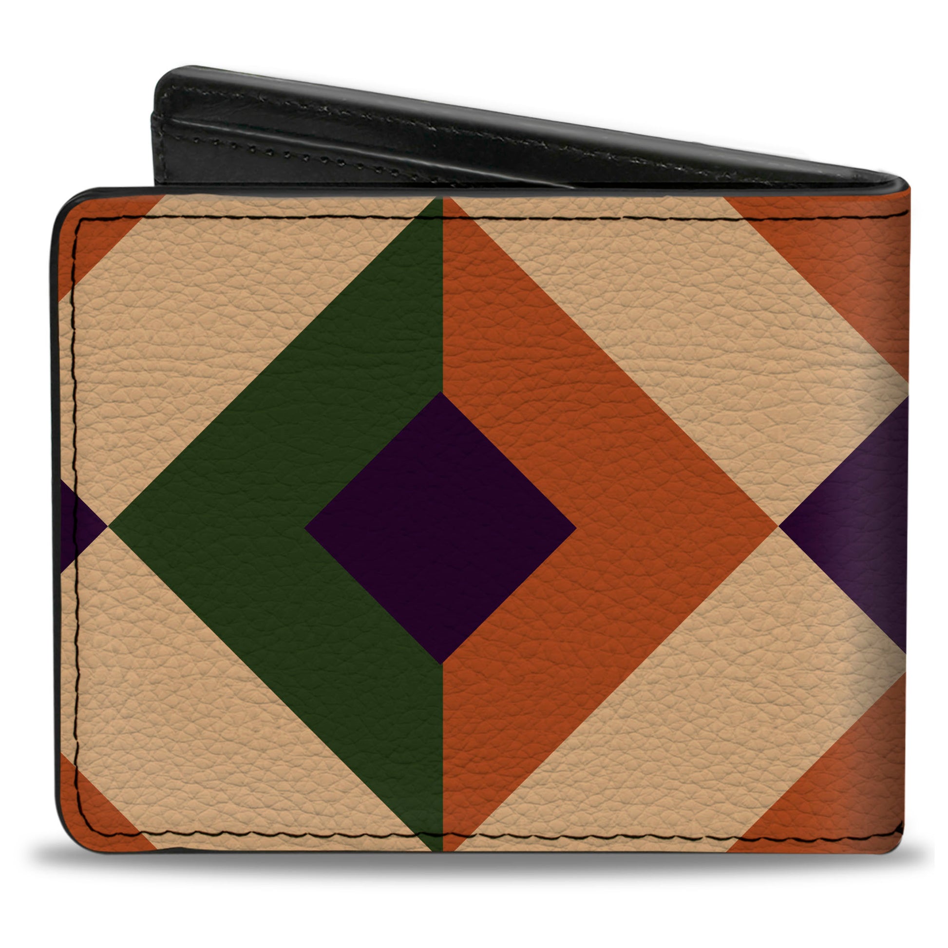 Bi-Fold Wallet - Aztec16 Oranges Green Purple Bi-Fold Wallets Buckle-Down