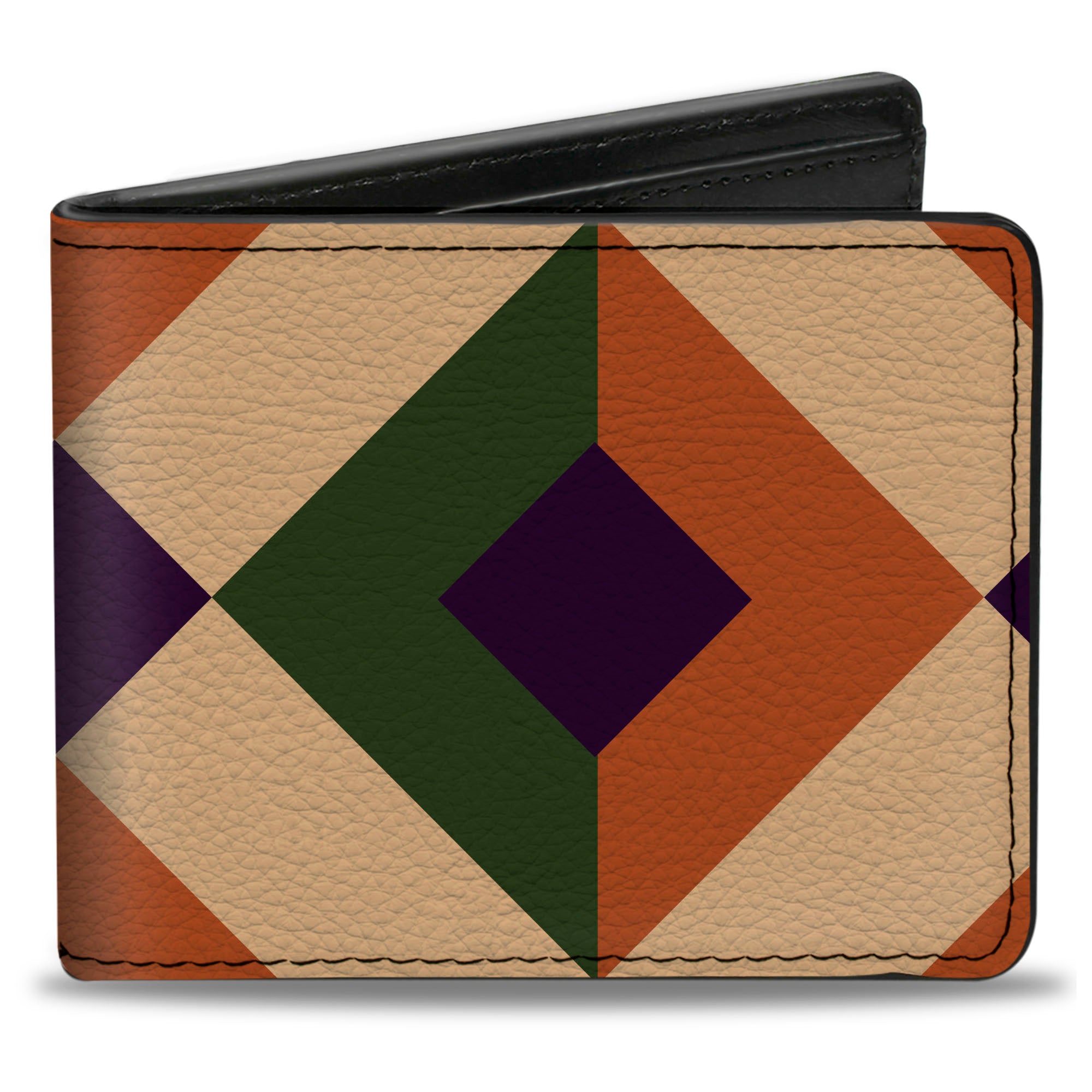 Bi-Fold Wallet - Aztec16 Oranges Green Purple Bi-Fold Wallets Buckle-Down