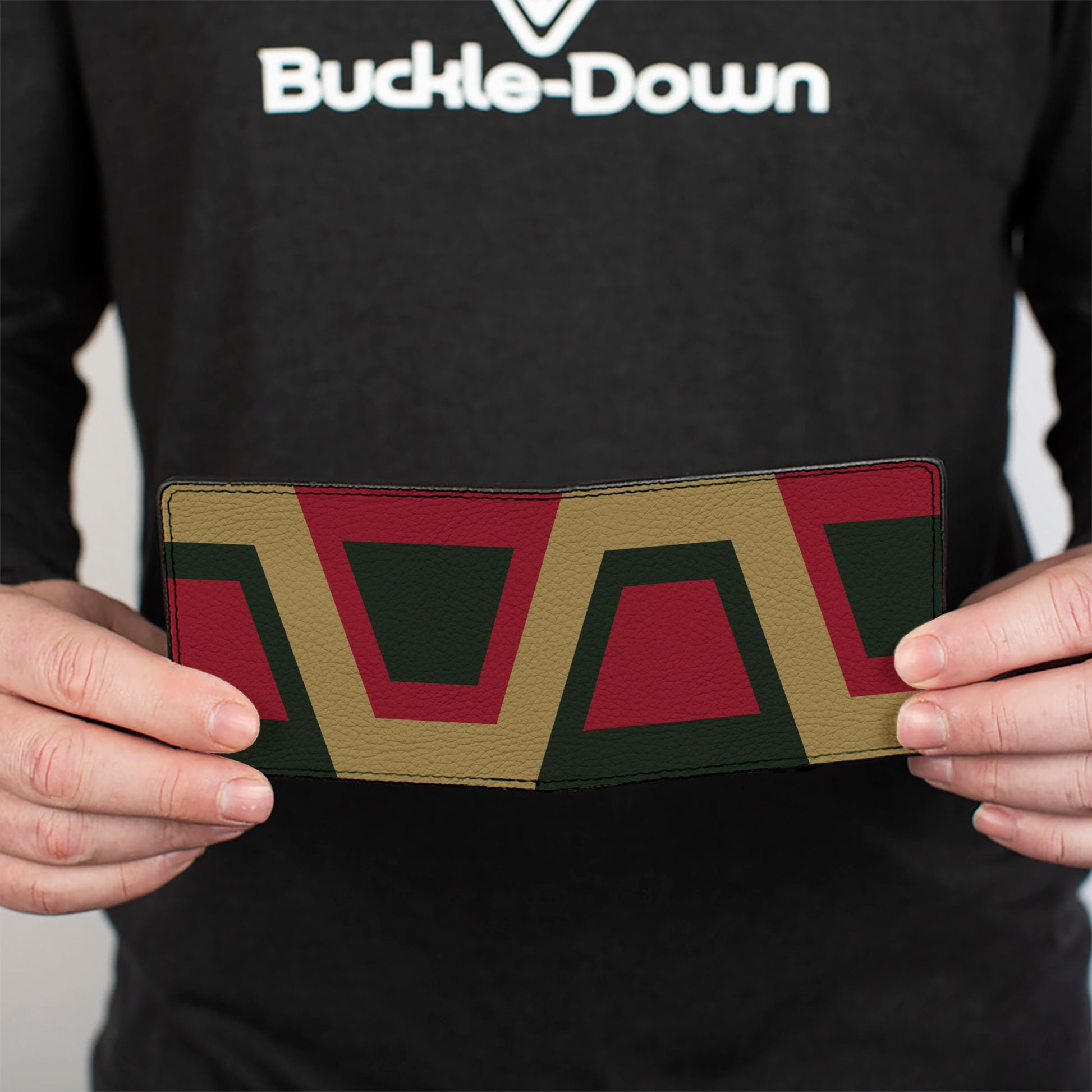 Bi-Fold Wallet - Aztec17 Tan Red Black Bi-Fold Wallets Buckle-Down