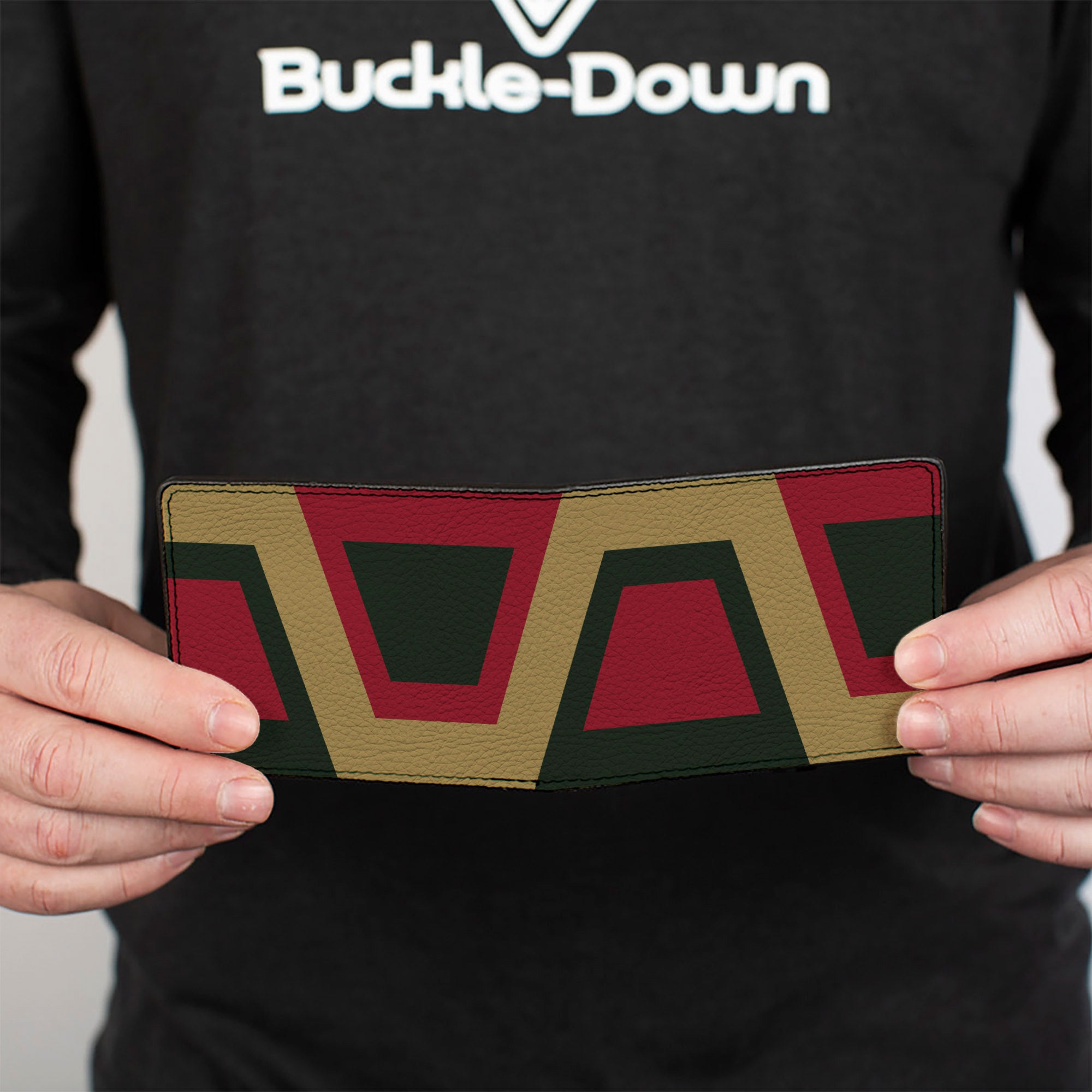 Bi-Fold Wallet - Aztec17 Tan Red Black Bi-Fold Wallets Buckle-Down