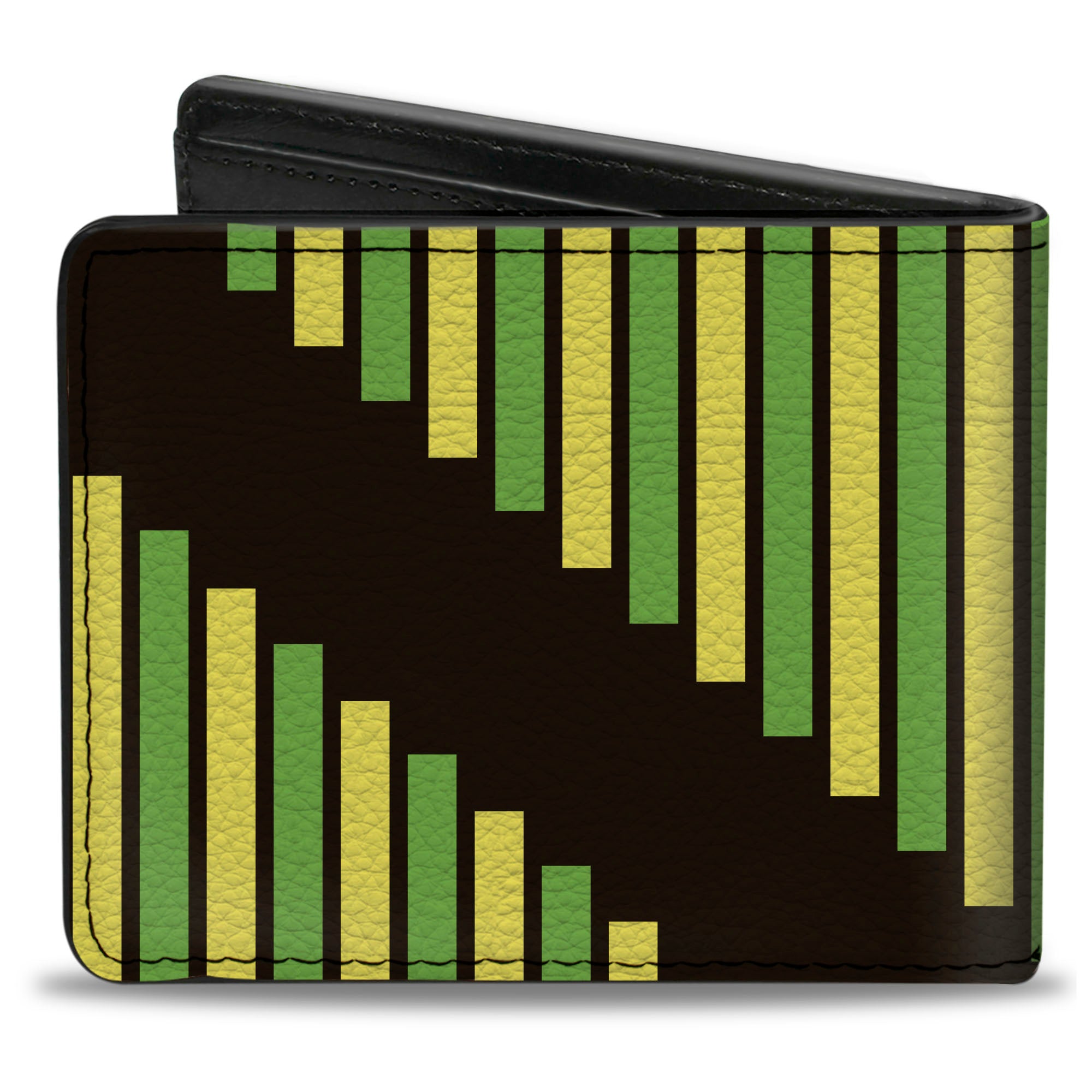 Bi-Fold Wallet - Aztec19 Black Green Yellow Bi-Fold Wallets Buckle-Down