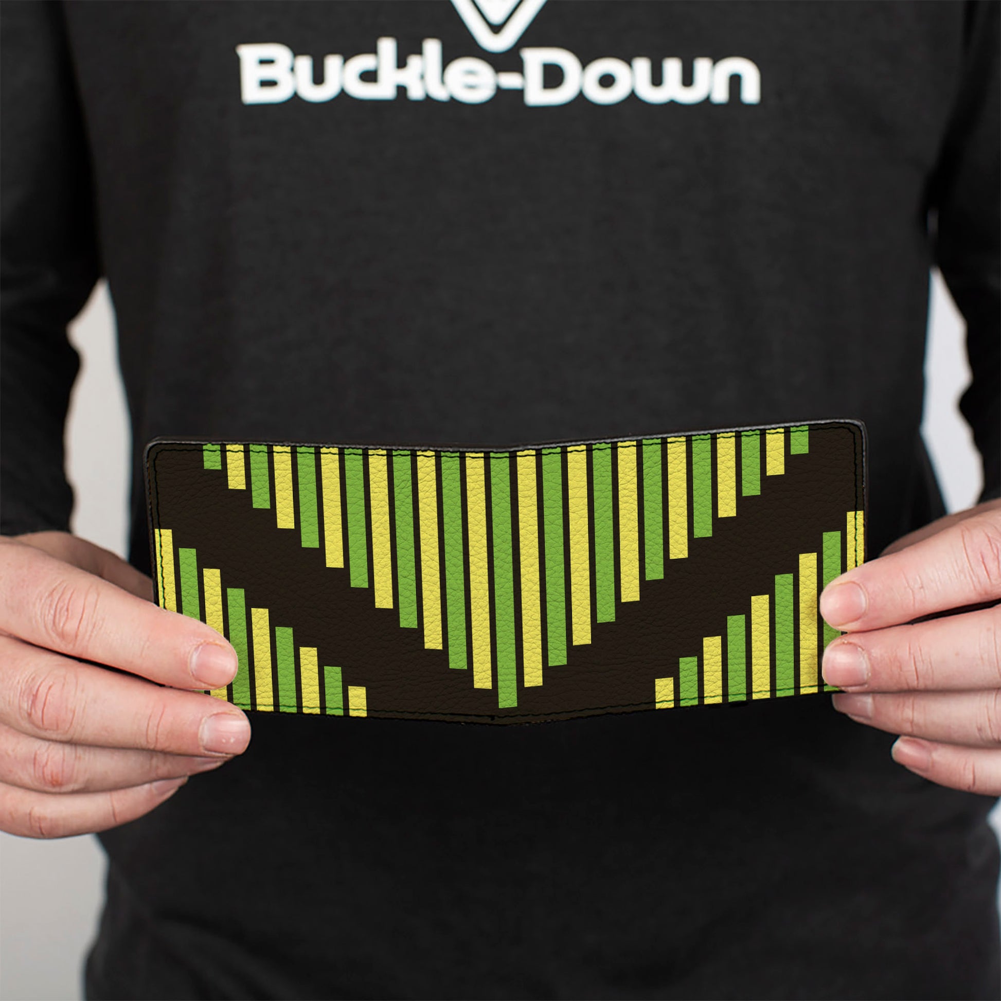 Bi-Fold Wallet - Aztec19 Black Green Yellow Bi-Fold Wallets Buckle-Down
