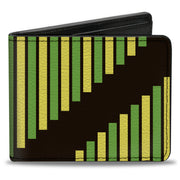 Bi-Fold Wallet - Aztec19 Black Green Yellow Bi-Fold Wallets Buckle-Down