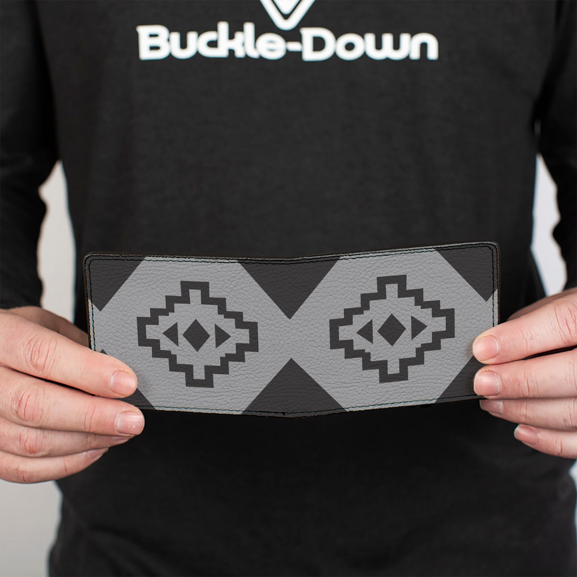 Bi-Fold Wallet - Aztec21 Tonal Grays Bi-Fold Wallets Buckle-Down