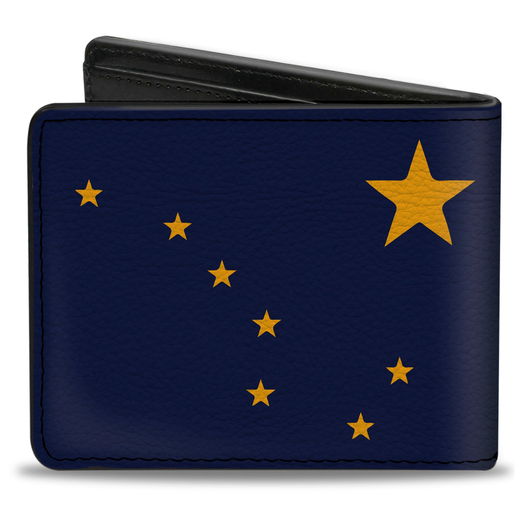 Bi-Fold Wallet - Alaska Flag Blue Gold Bi-Fold Wallets Buckle-Down