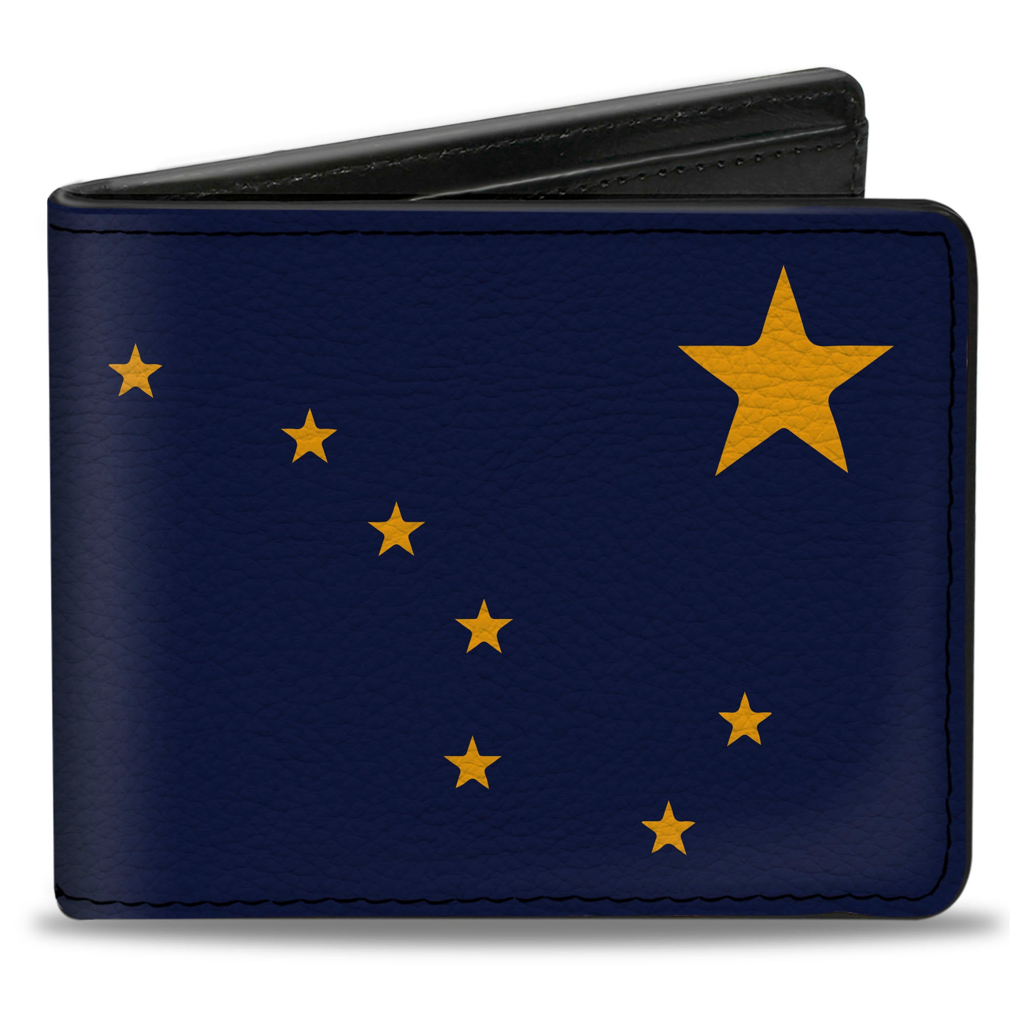 Bi-Fold Wallet - Alaska Flag Blue Gold Bi-Fold Wallets Buckle-Down
