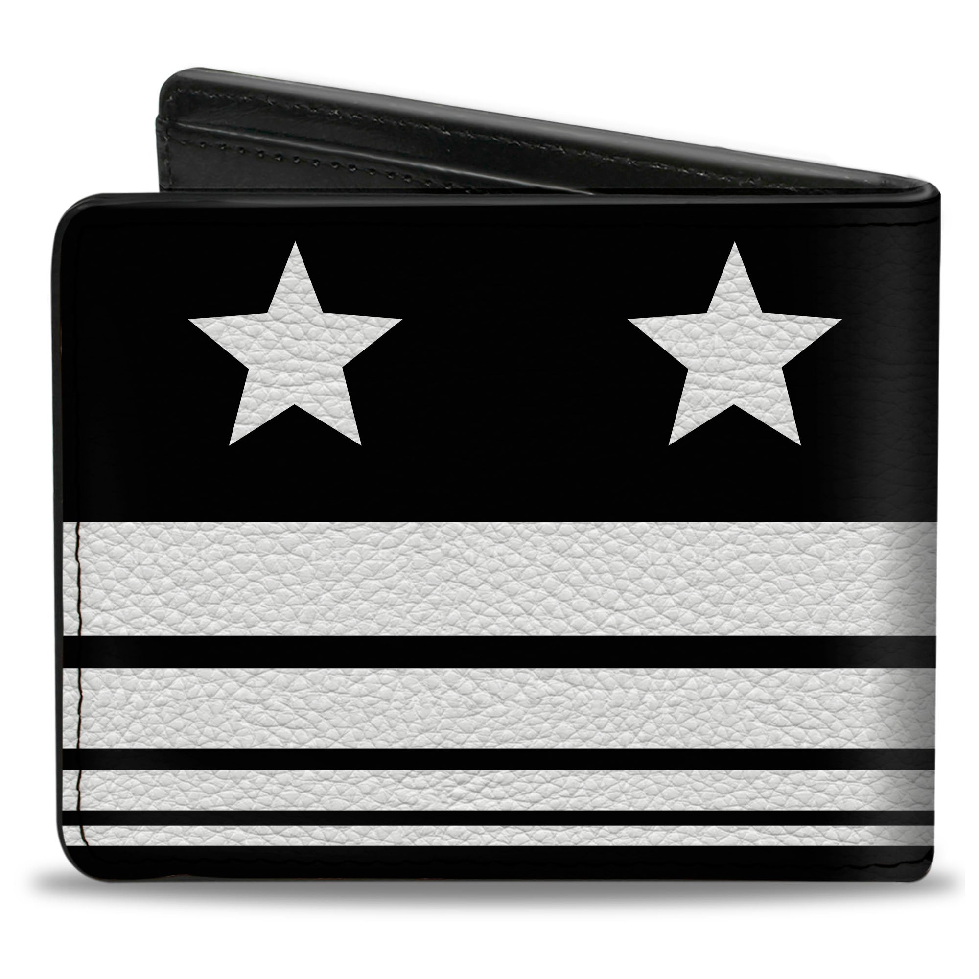 Bi-Fold Wallet - Americana Stars & Stripes4 Black White Bi-Fold Wallets Buckle-Down
